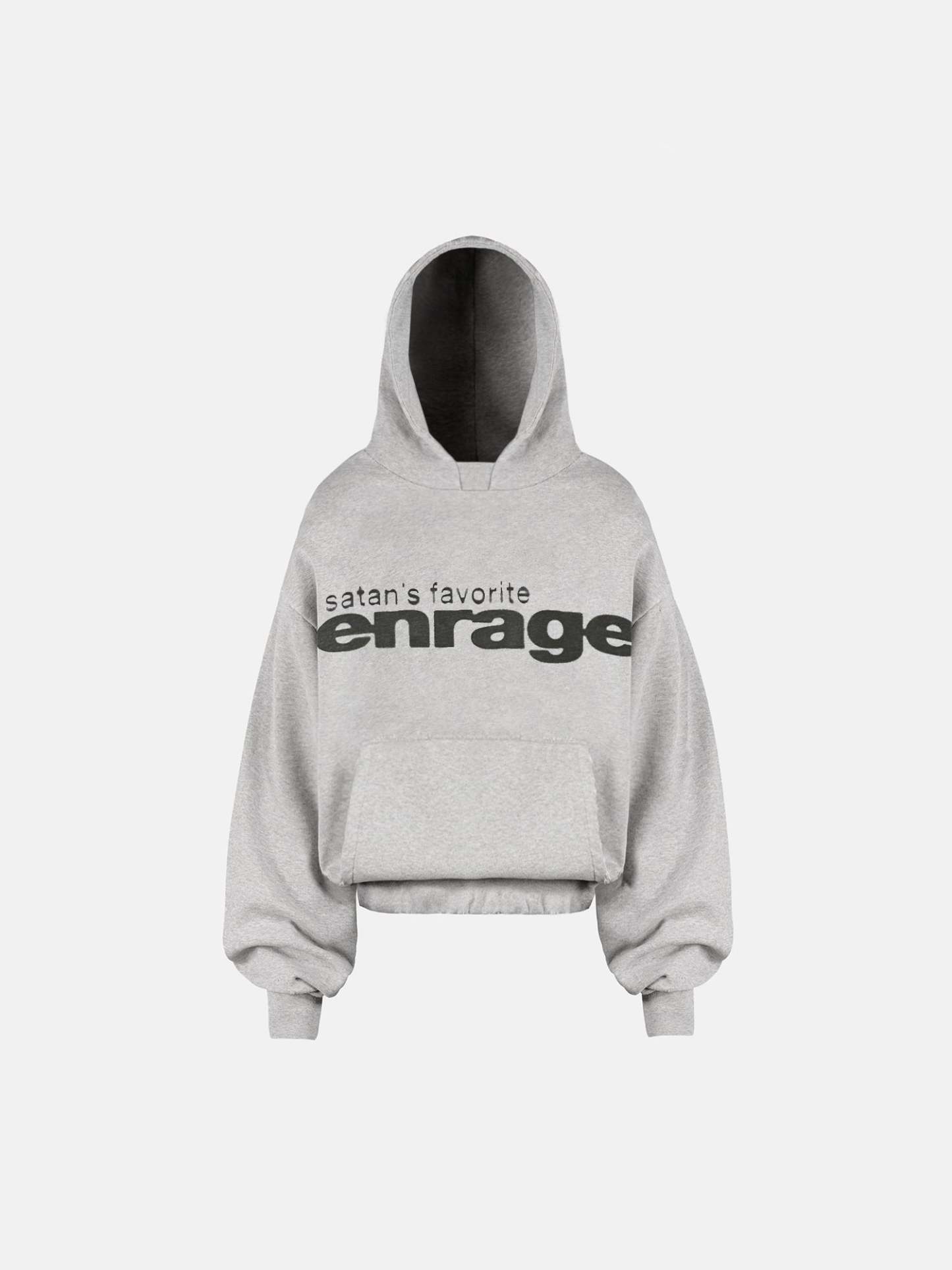 THE SATAN'S FAVORITE HOODIE - GRAY-Fineriform