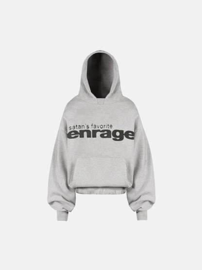 THE SATAN'S FAVORITE HOODIE - GRAY-Fineriform
