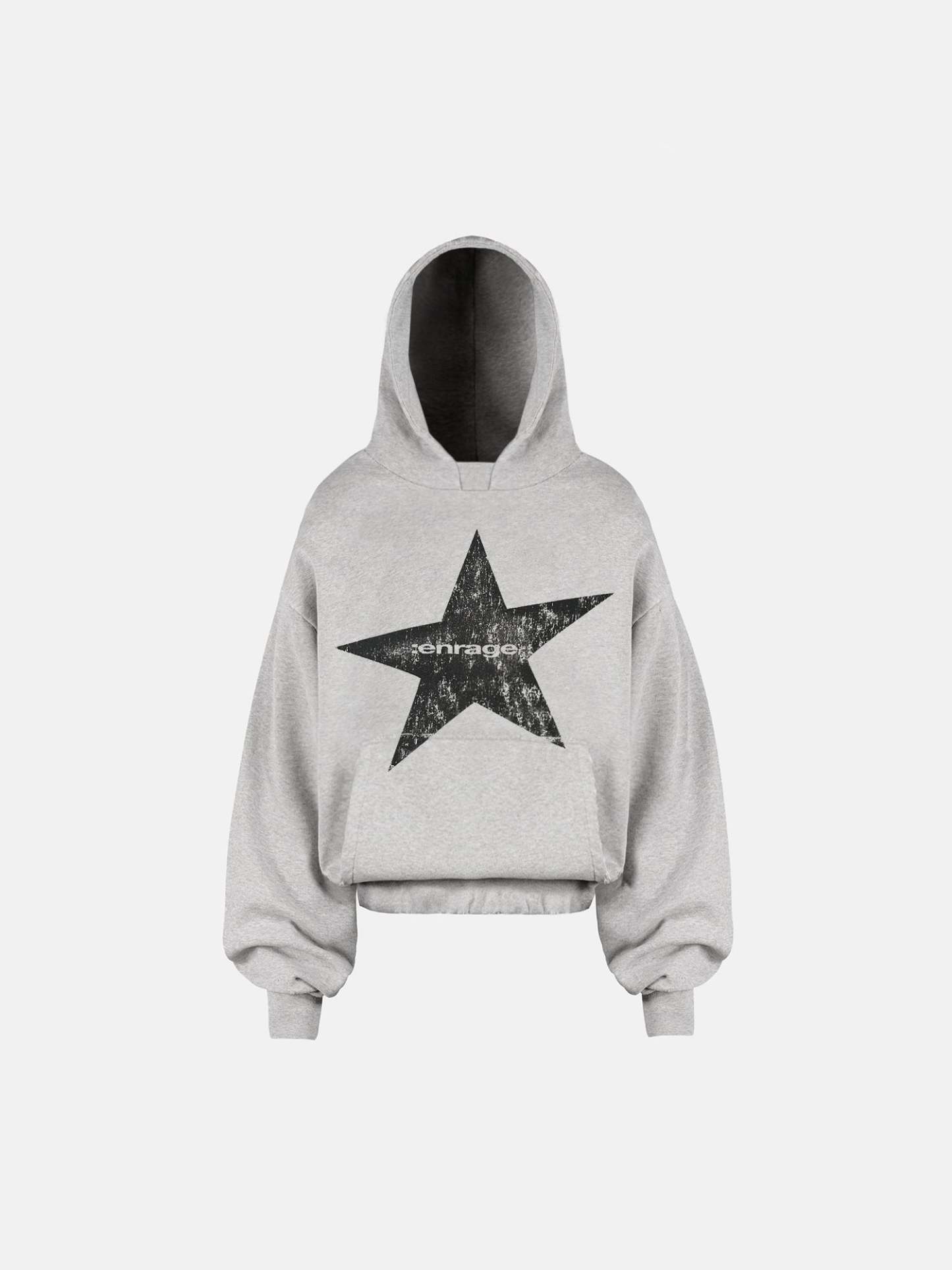 STAR HOODIE - GRAY-Fineriform