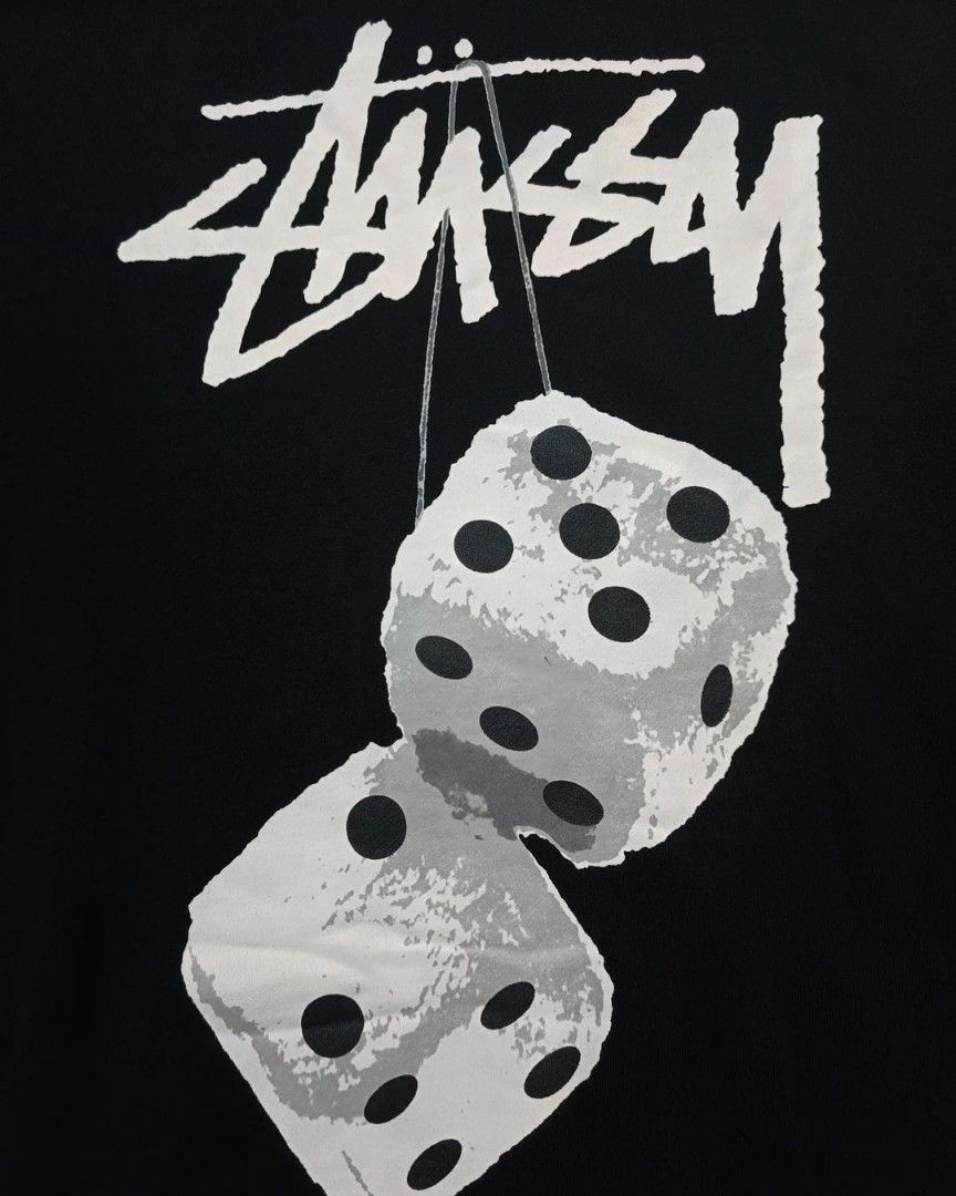 Stüssy Fuzzy dice hoodie-Fineriform