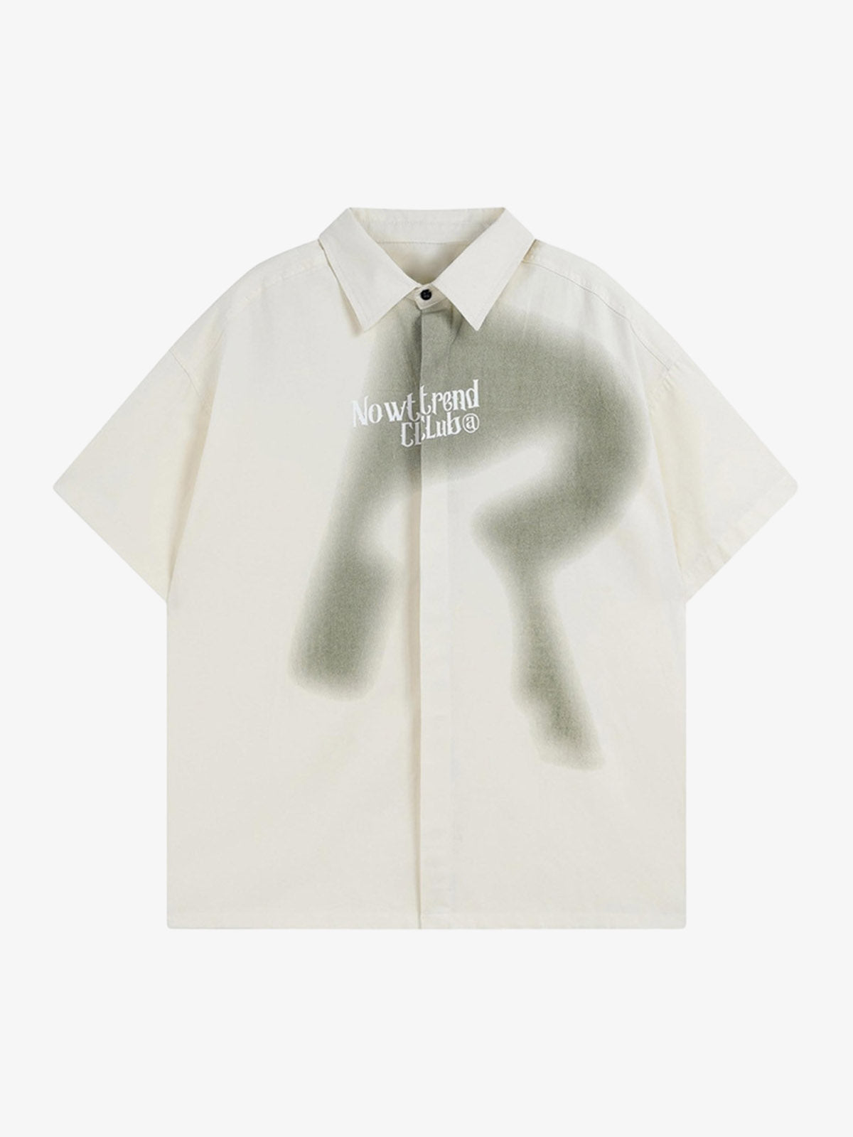 Thesupermade High Street Versatile Short-sleeved Shirt-Fineriform