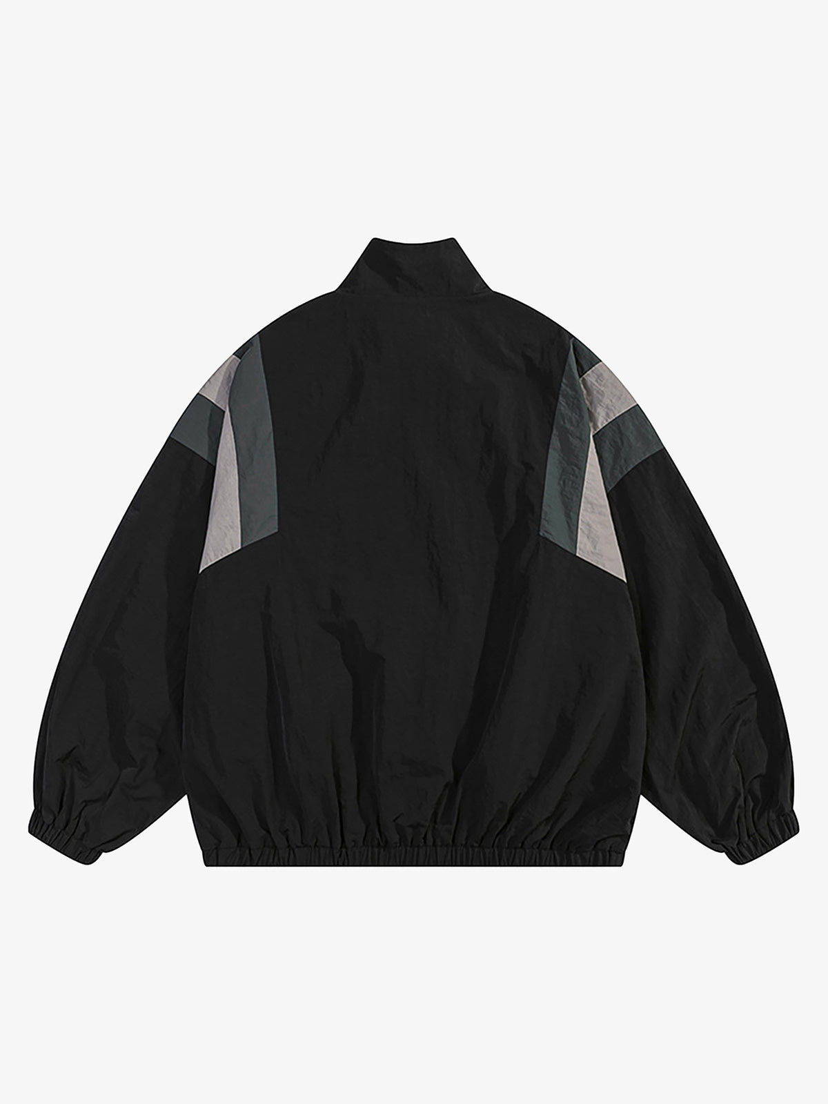 Thesupermade Patchwork Contrasting Windbreaker Jacket-Fineriform