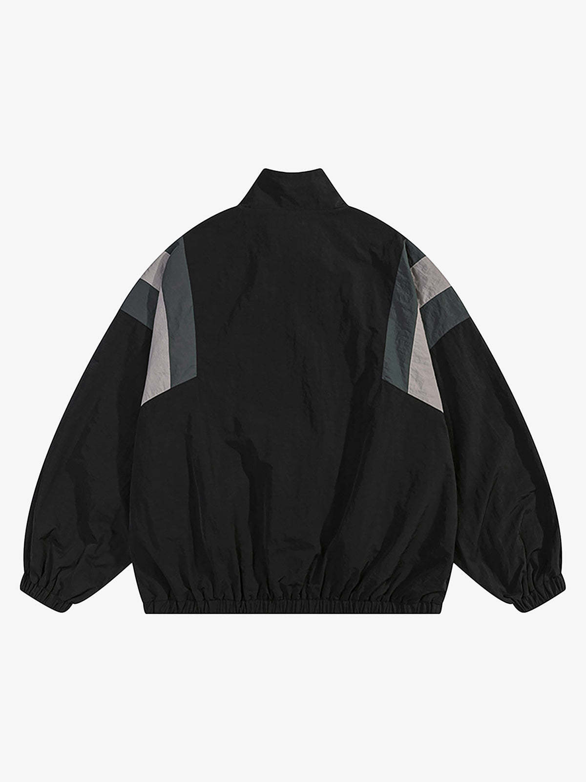 Thesupermade Patchwork Contrasting Windbreaker Jacket-Fineriform