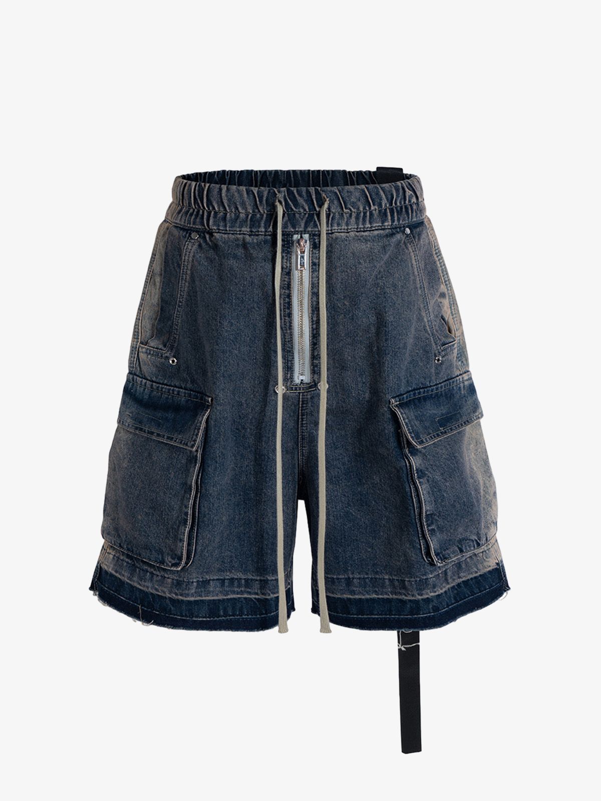 Street RO Washed Denim Cargo Jort-Fineriform