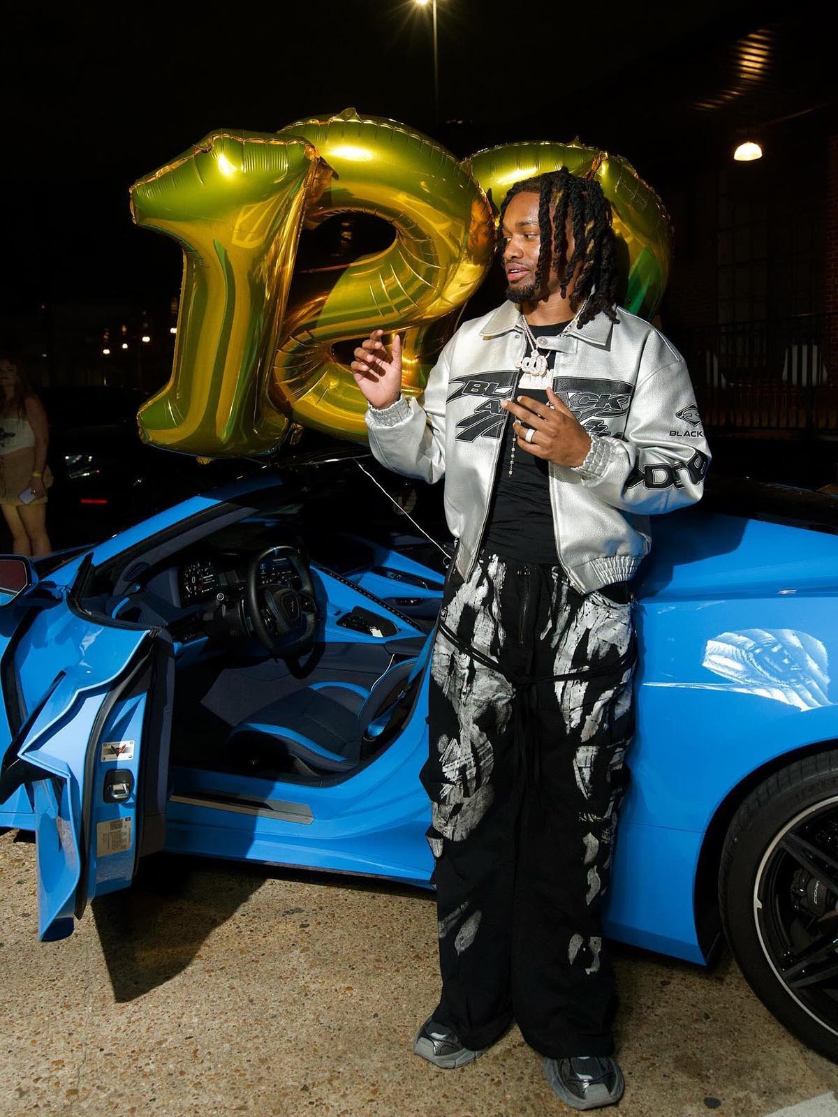 Faux Leather Vintage Street Black Air Jacket - 1821-Fineriform