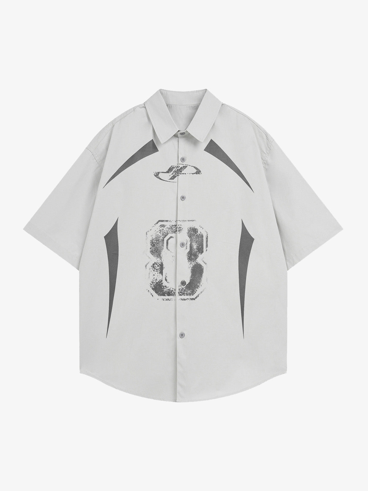 Graphic Jersey Short Sleeve Shirt-Fineriform