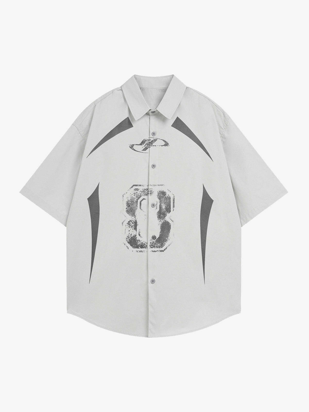 Graphic Jersey Short Sleeve Shirt-Fineriform