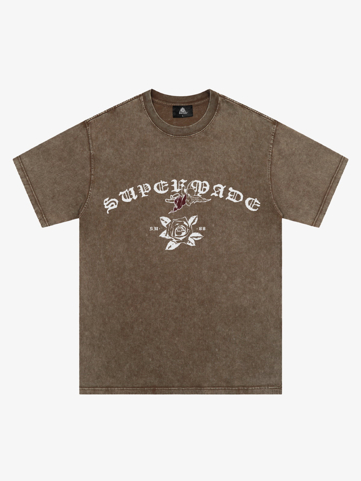 Original Retro Graphic Print T-Shirt-Fineriform