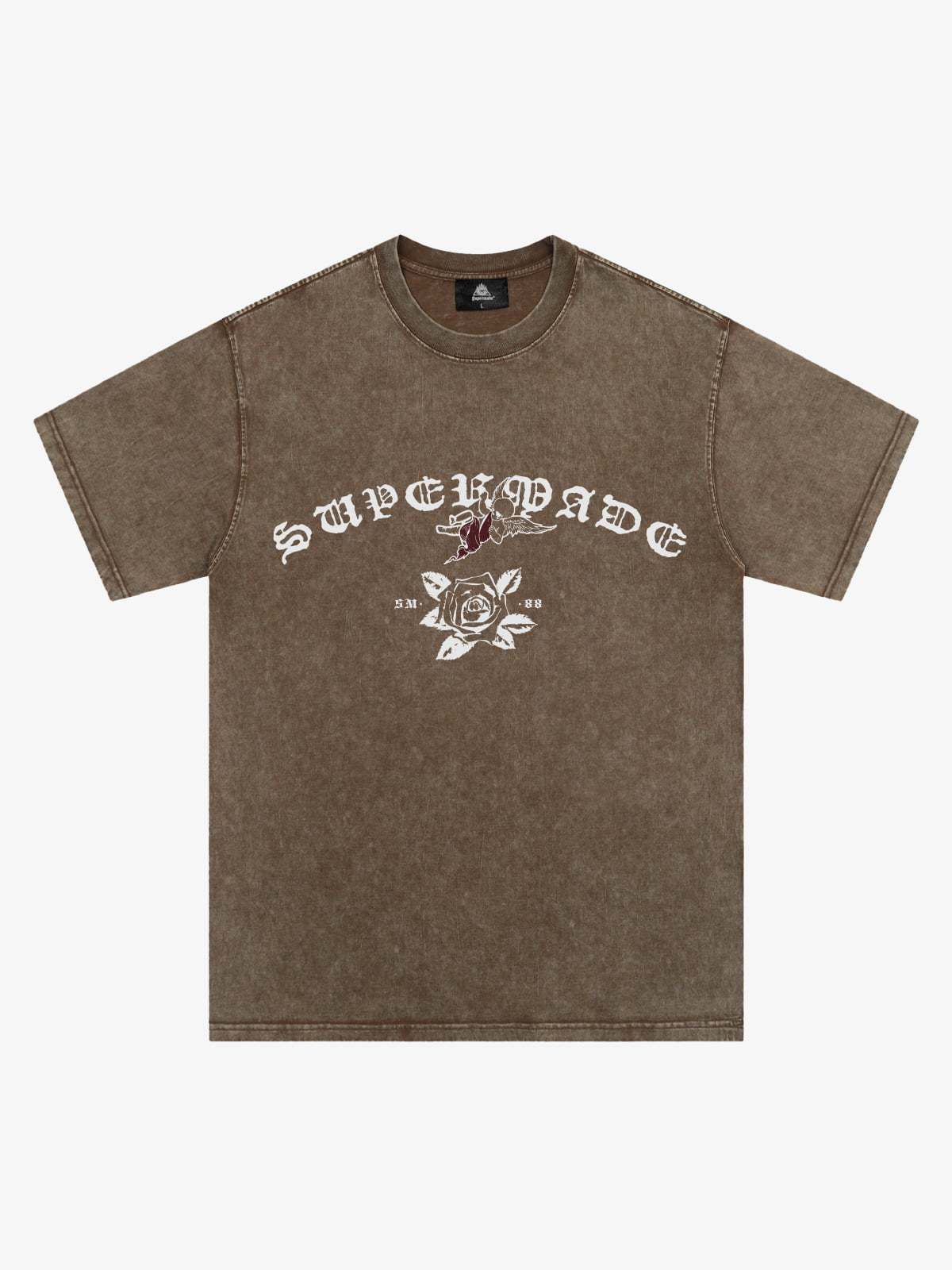 Original Retro Graphic Print T-Shirt-Fineriform