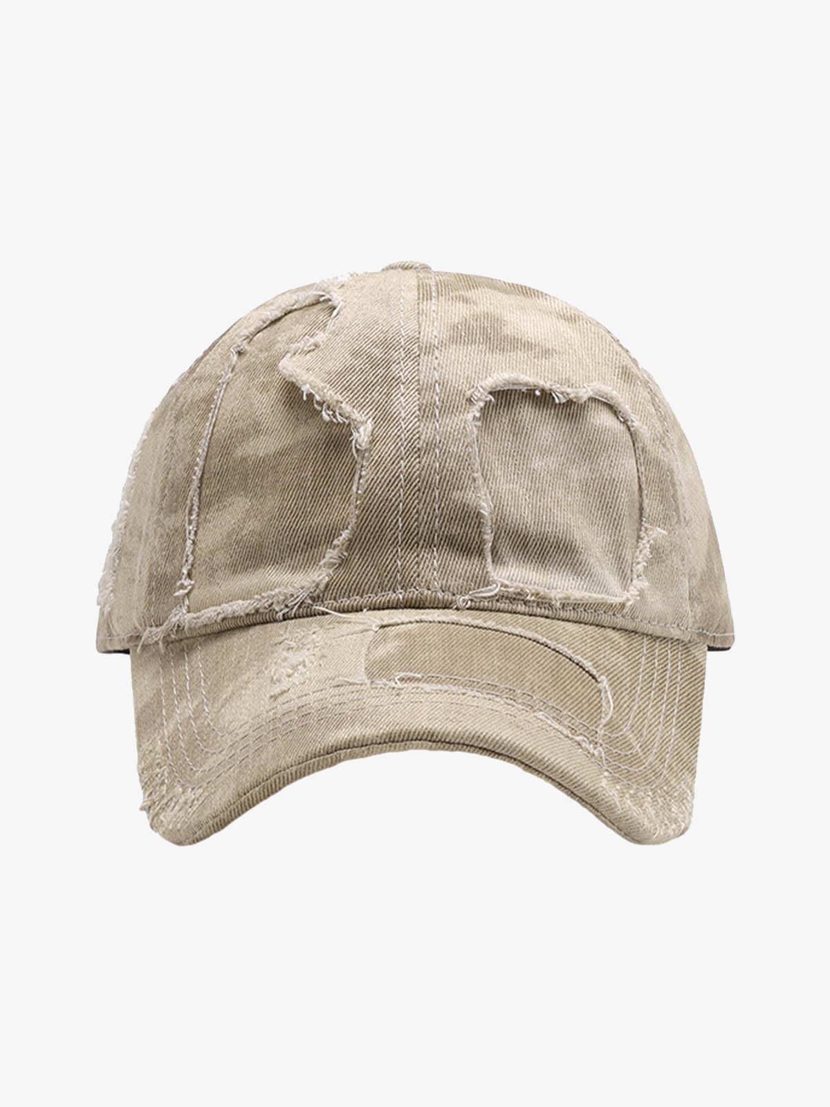 Washed Color Matching Hole  Cap - 2518-Fineriform