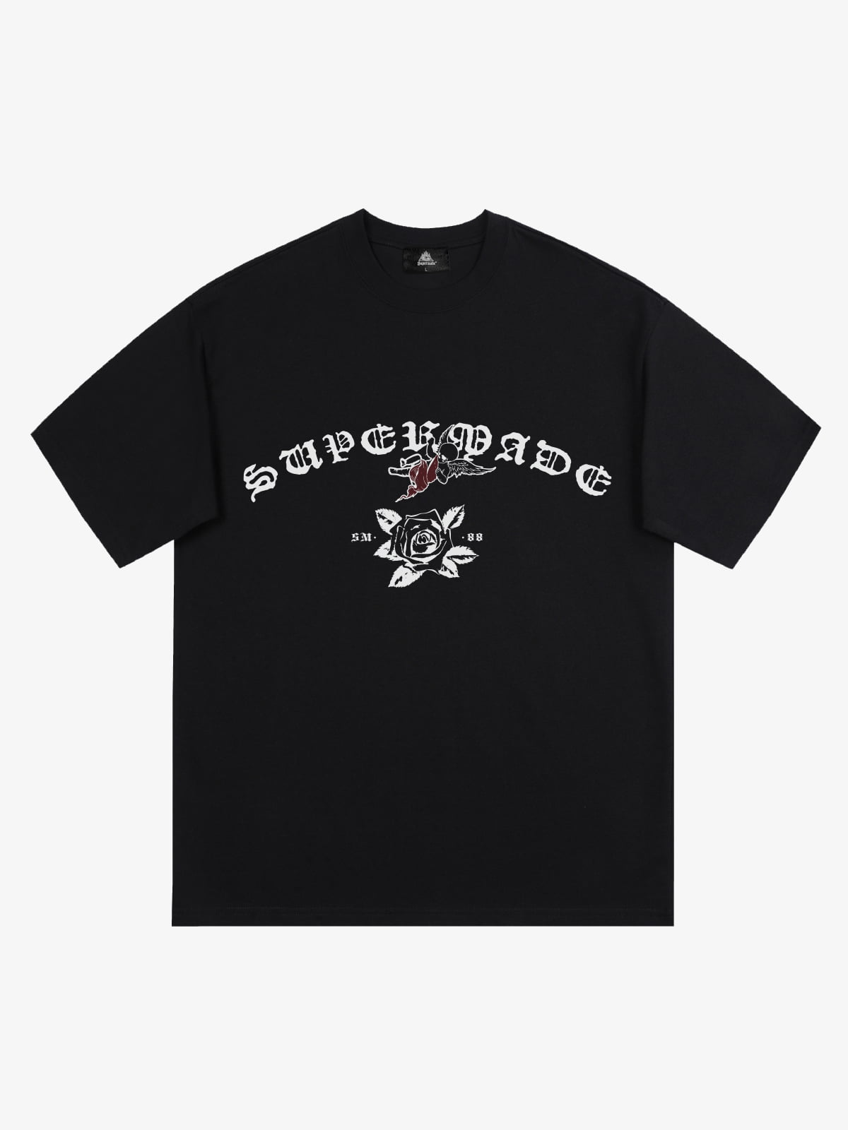 Original Retro Graphic Print T-Shirt-Fineriform