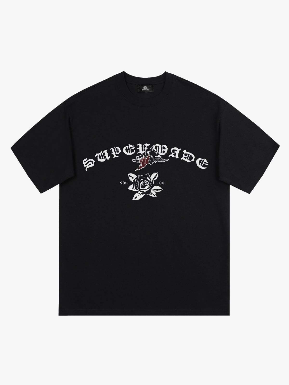 Original Retro Graphic Print T-Shirt-Fineriform