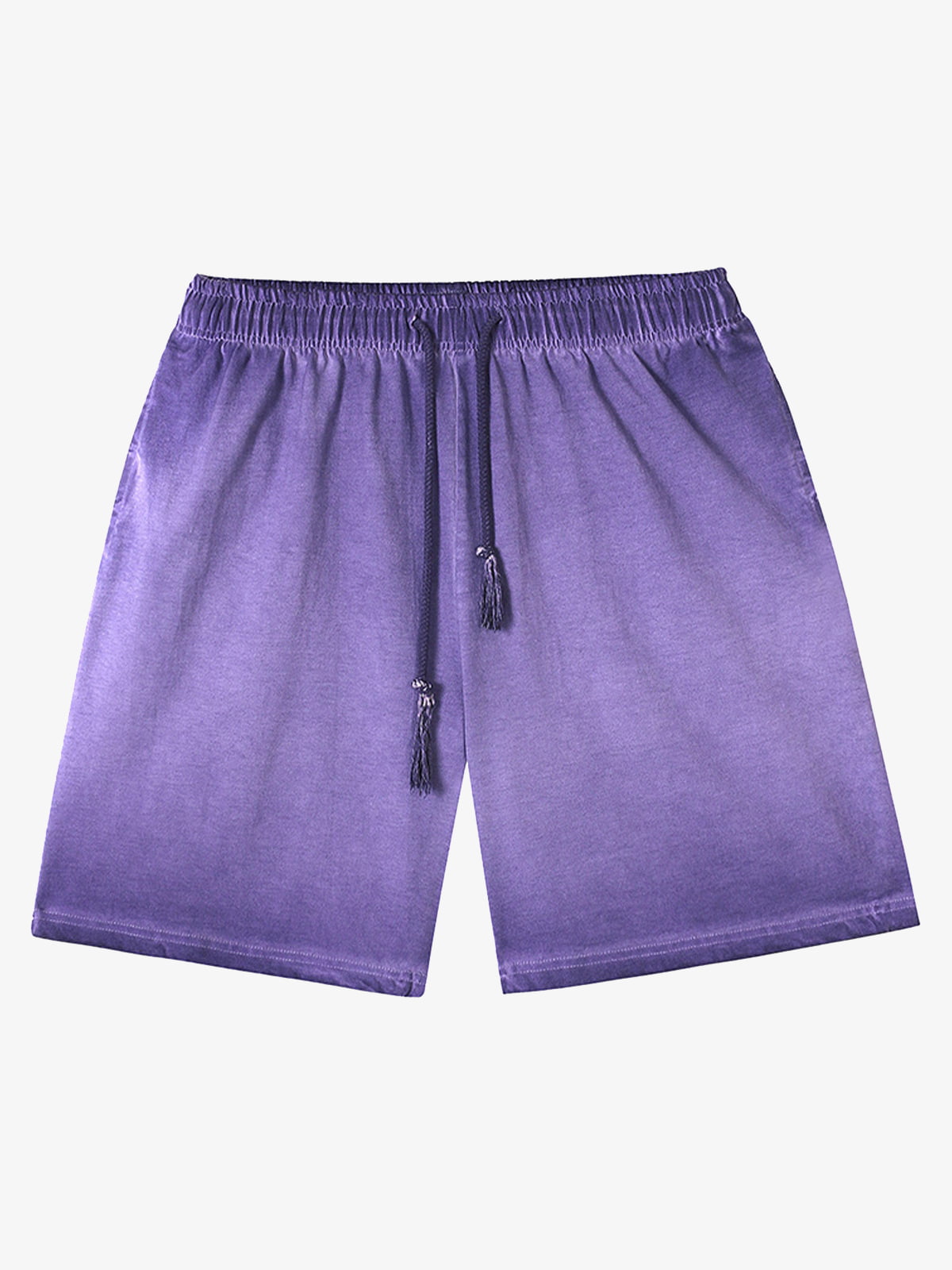 Distressed Washed Drawstring Shorts-Fineriform