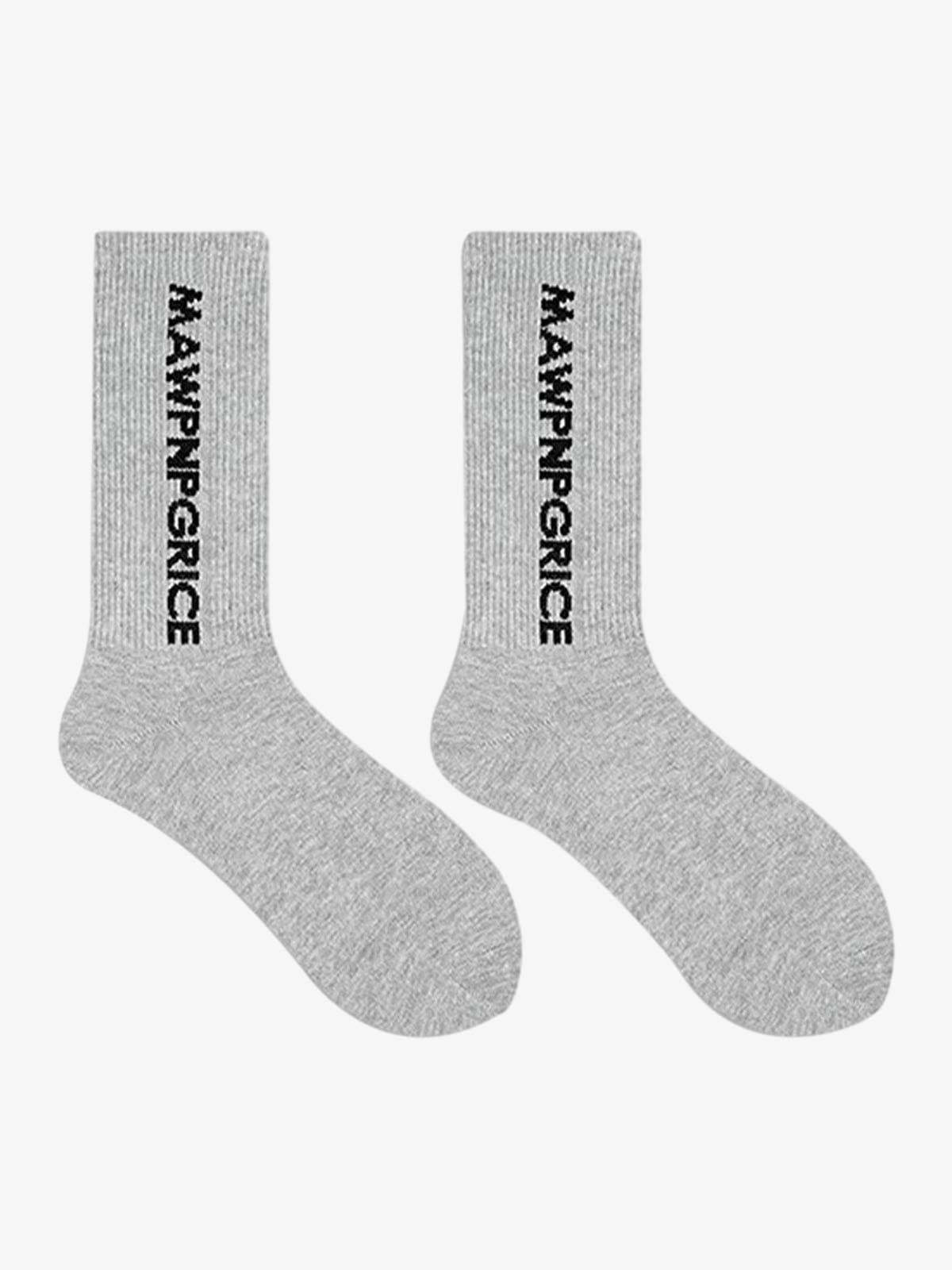 Thesupermade Street Letter Sports Socks-Fineriform