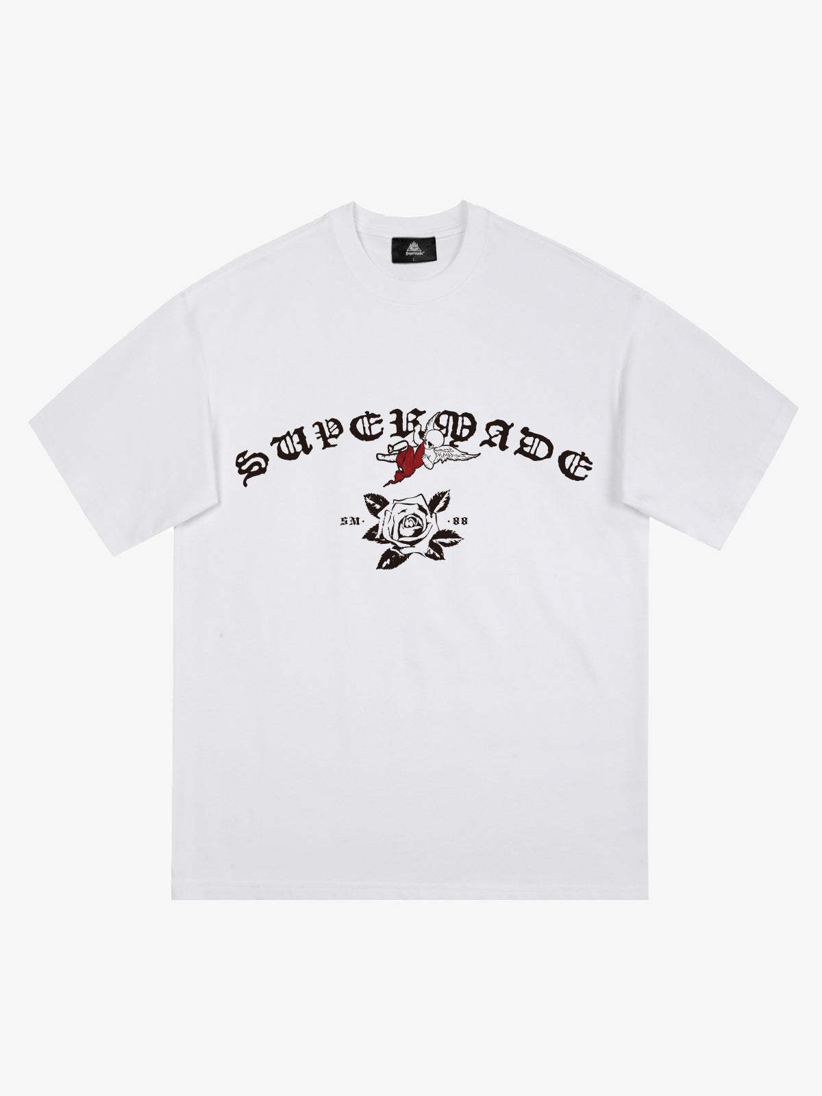 Original Retro Graphic Print T-Shirt-Fineriform