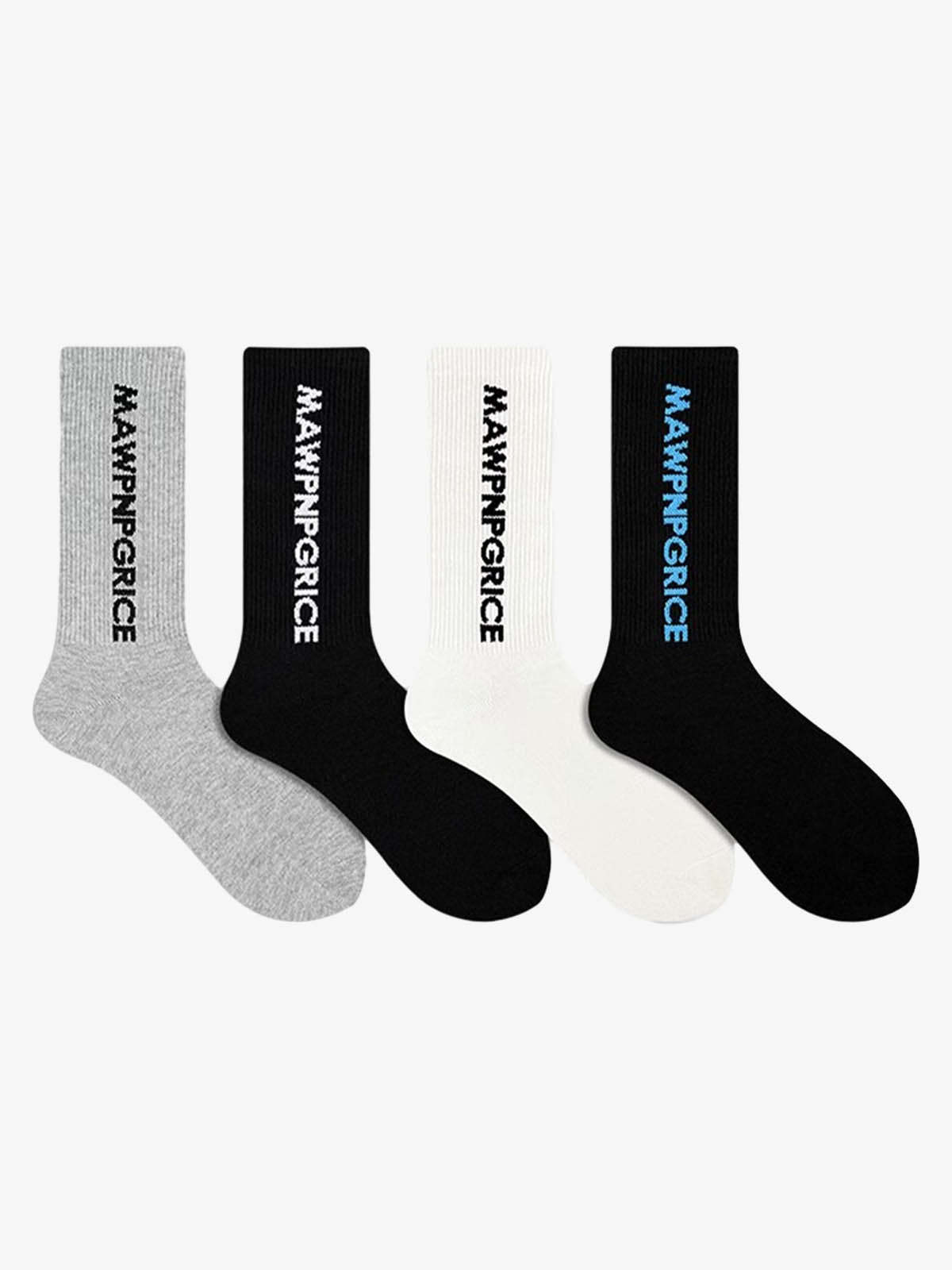 Thesupermade Street Letter Sports Socks-Fineriform