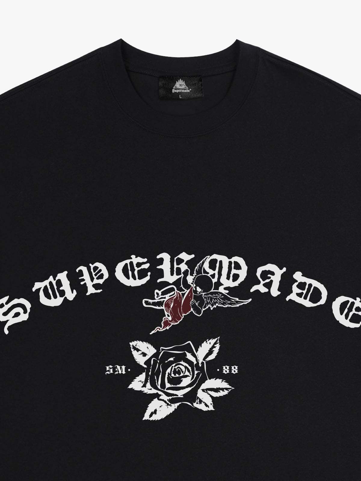 Original Retro Graphic Print T-Shirt-Fineriform