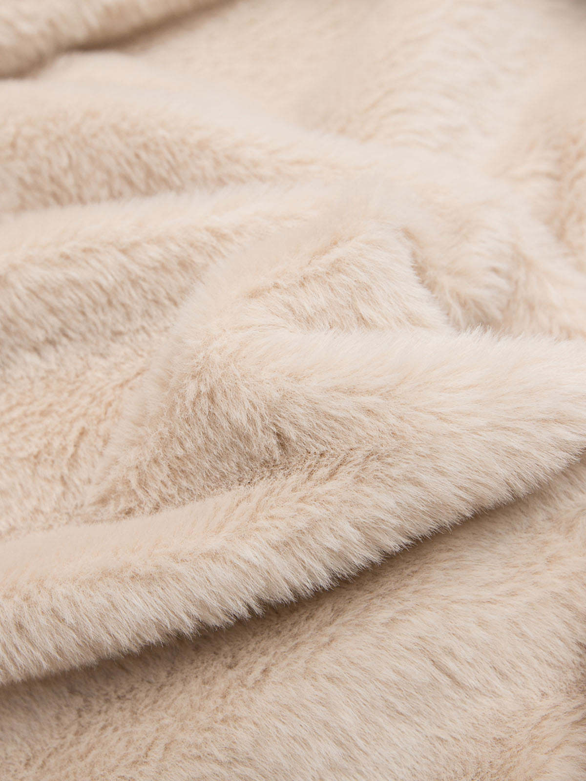 Faux Fur Lined Zip Up Hooded Bomber Jacket-Fineriform