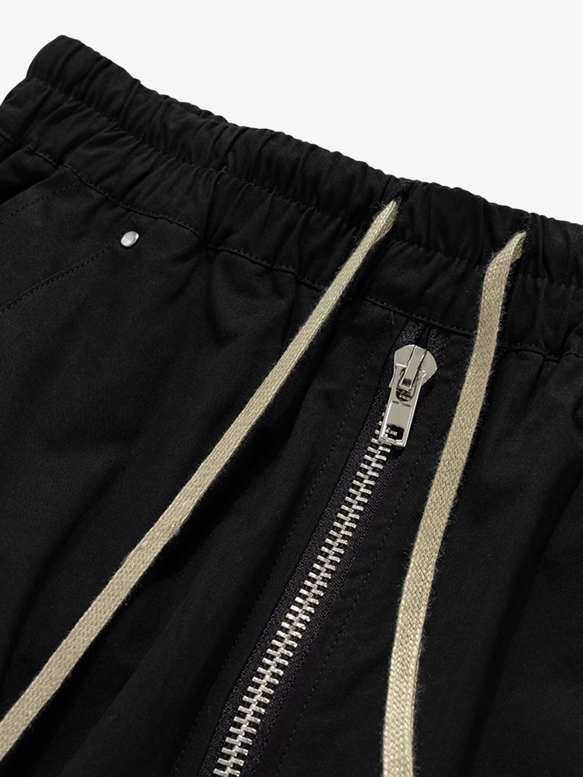 Woven Multi-Pocket Baggy Flared Pants - 2321-Fineriform