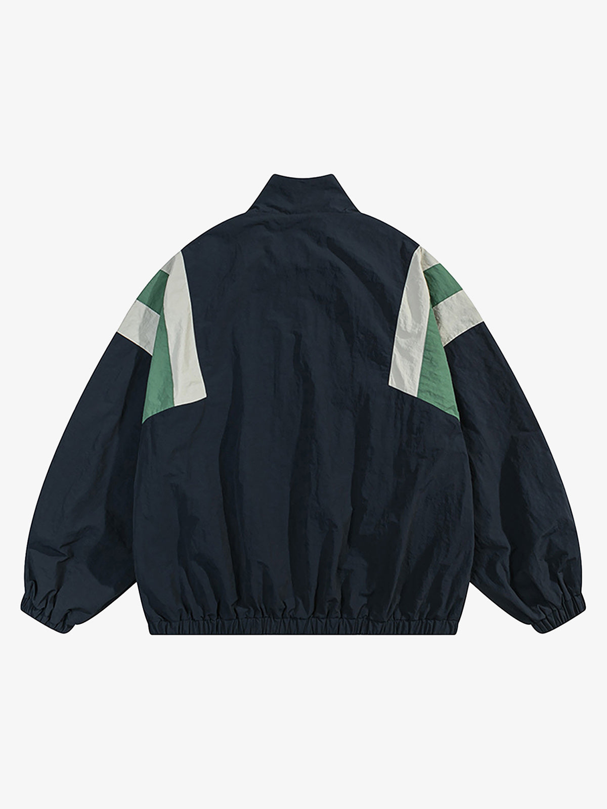 Thesupermade Patchwork Contrasting Windbreaker Jacket-Fineriform