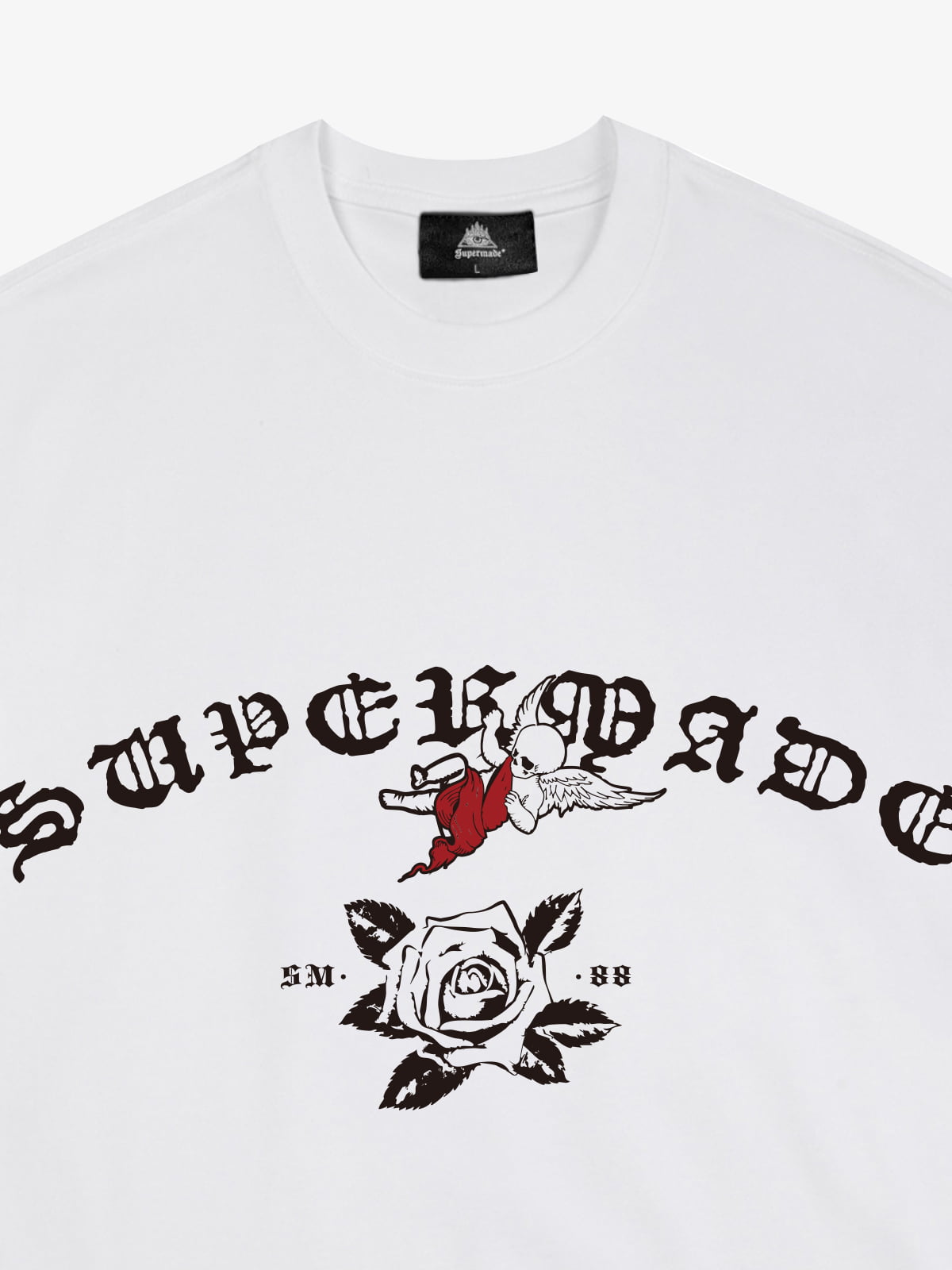 Original Retro Graphic Print T-Shirt-Fineriform