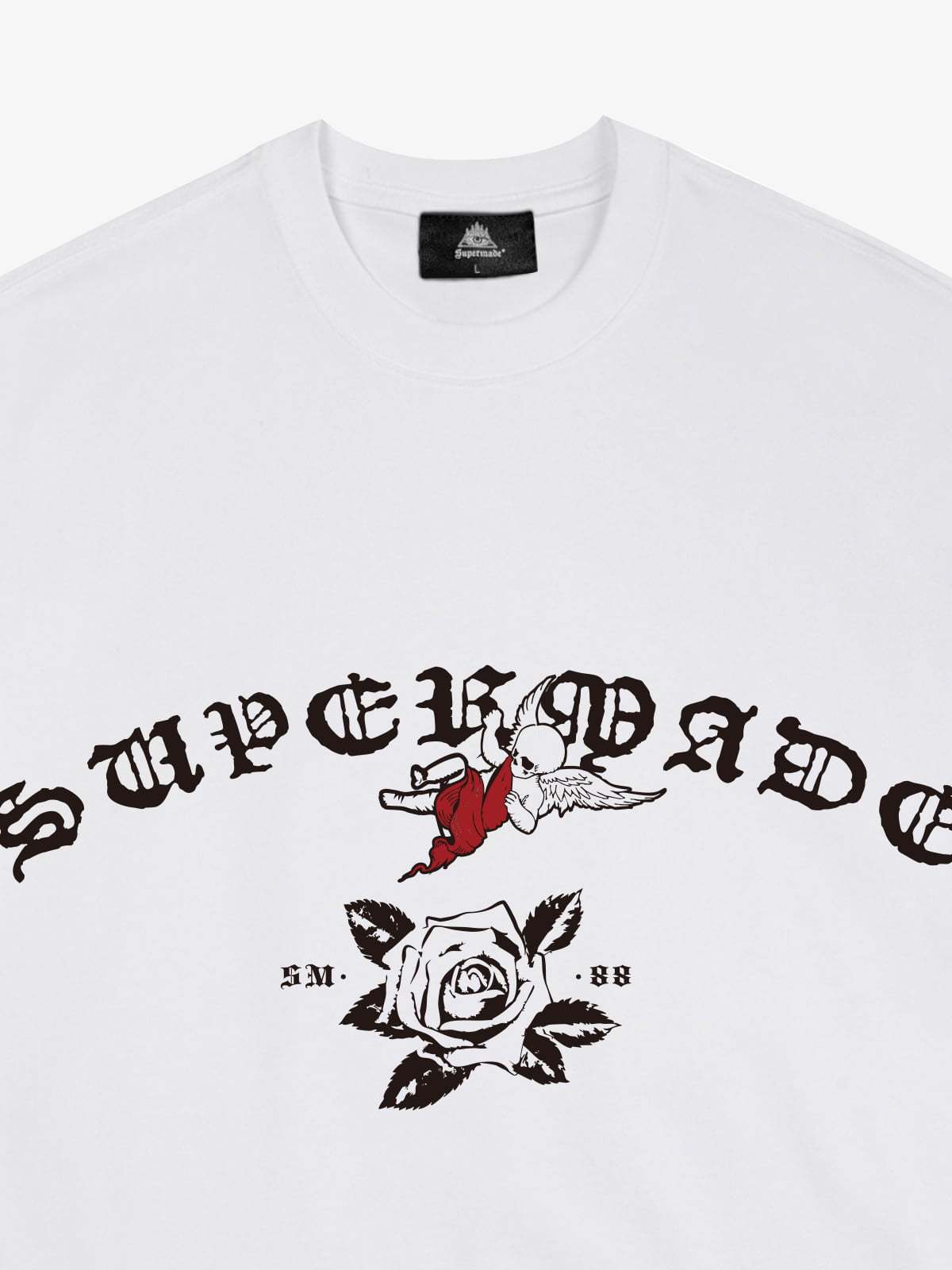 Original Retro Graphic Print T-Shirt-Fineriform