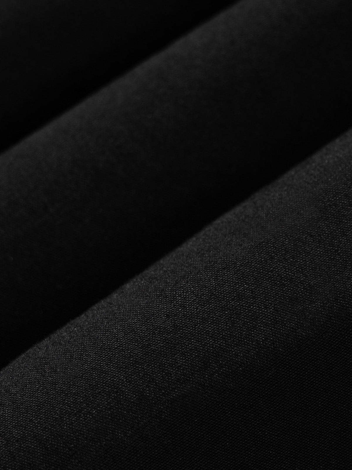 Woven Multi-Pocket Baggy Flared Pants - 2321-Fineriform