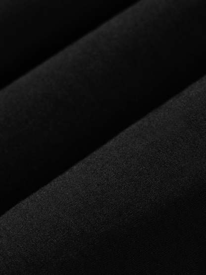 Woven Multi-Pocket Baggy Flared Pants - 2321-Fineriform