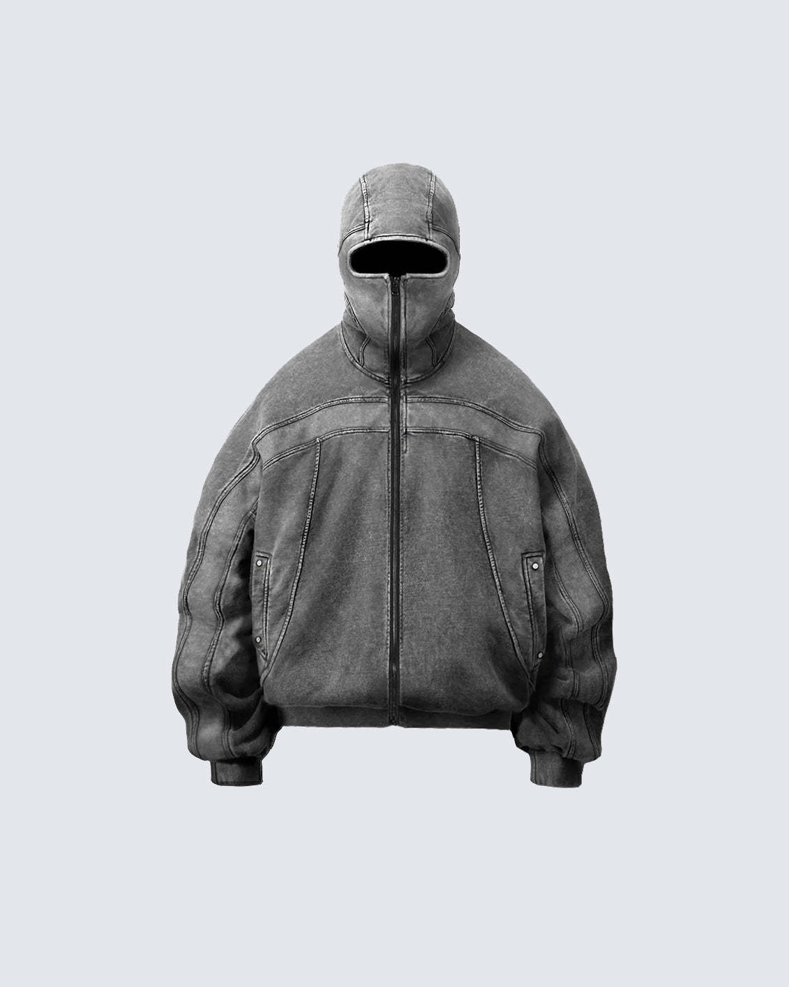 KIIKIO Classic Zip Pullover Hoodie-Fineriform