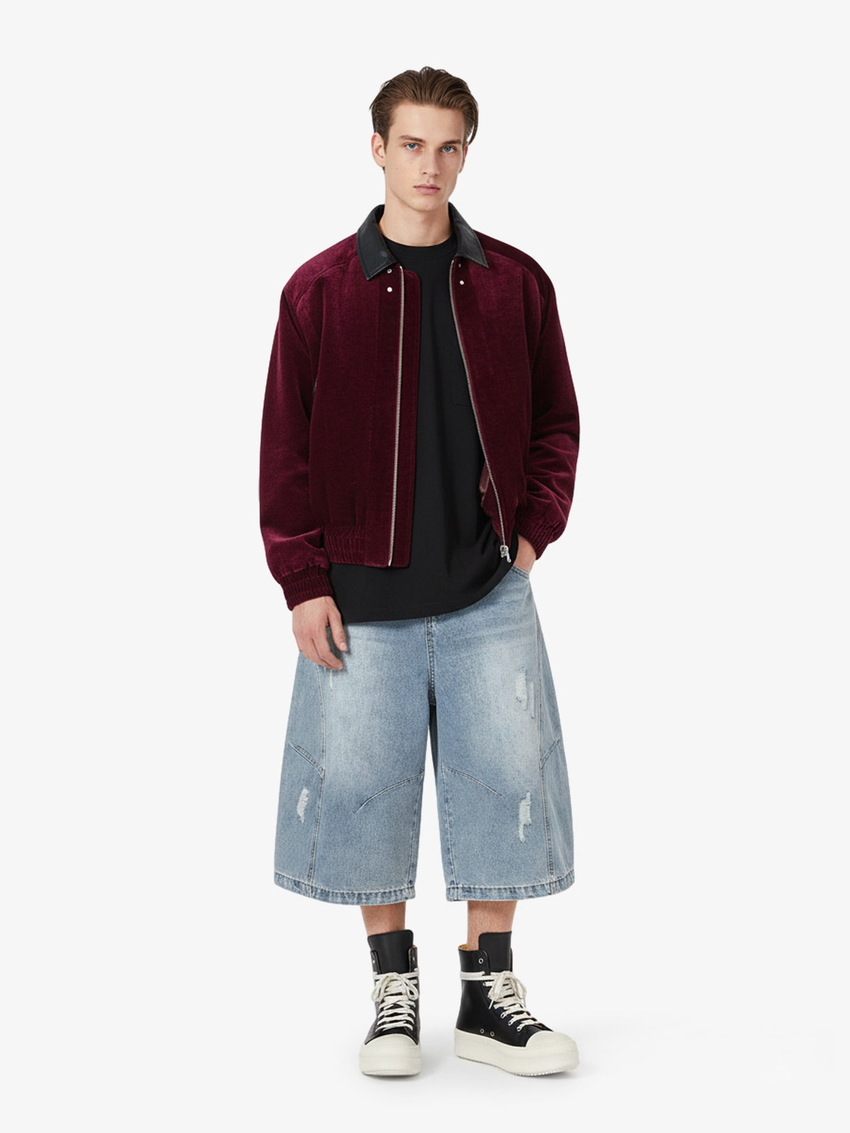 Retro Velvet Luxury Lapel Jacket-Fineriform