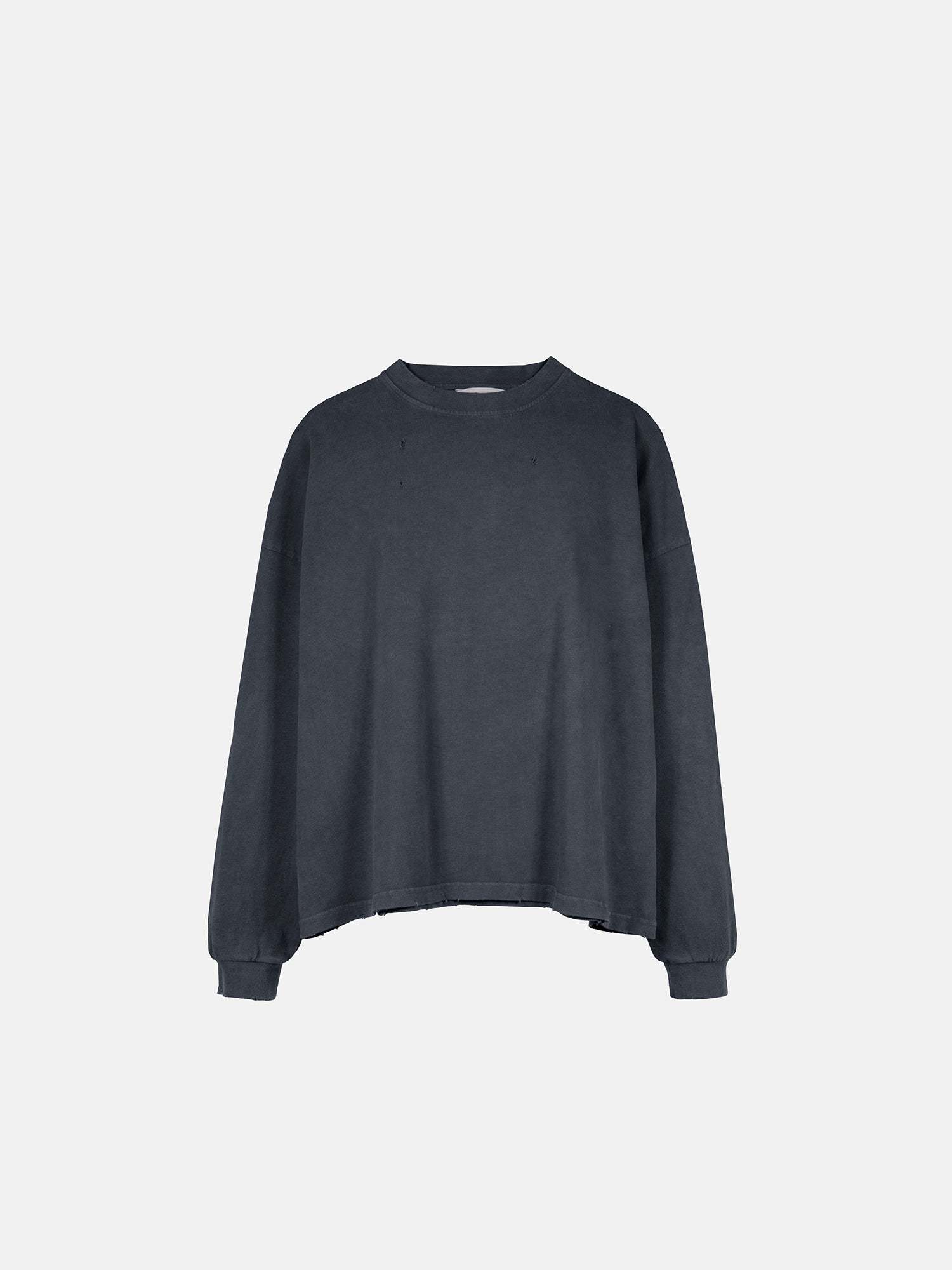WORN LONGSLEEVE - VINTAGE BLACK-Fineriform