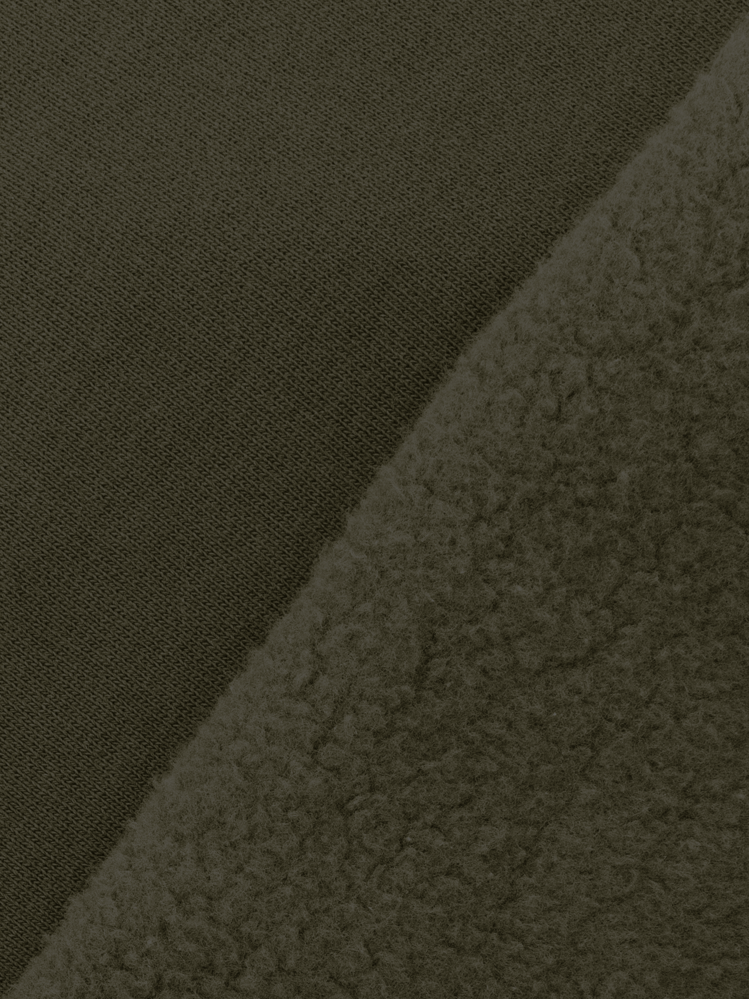 THE BLANC ZIP HOODIE - VINTAGE ARMY GREEN-Fineriform