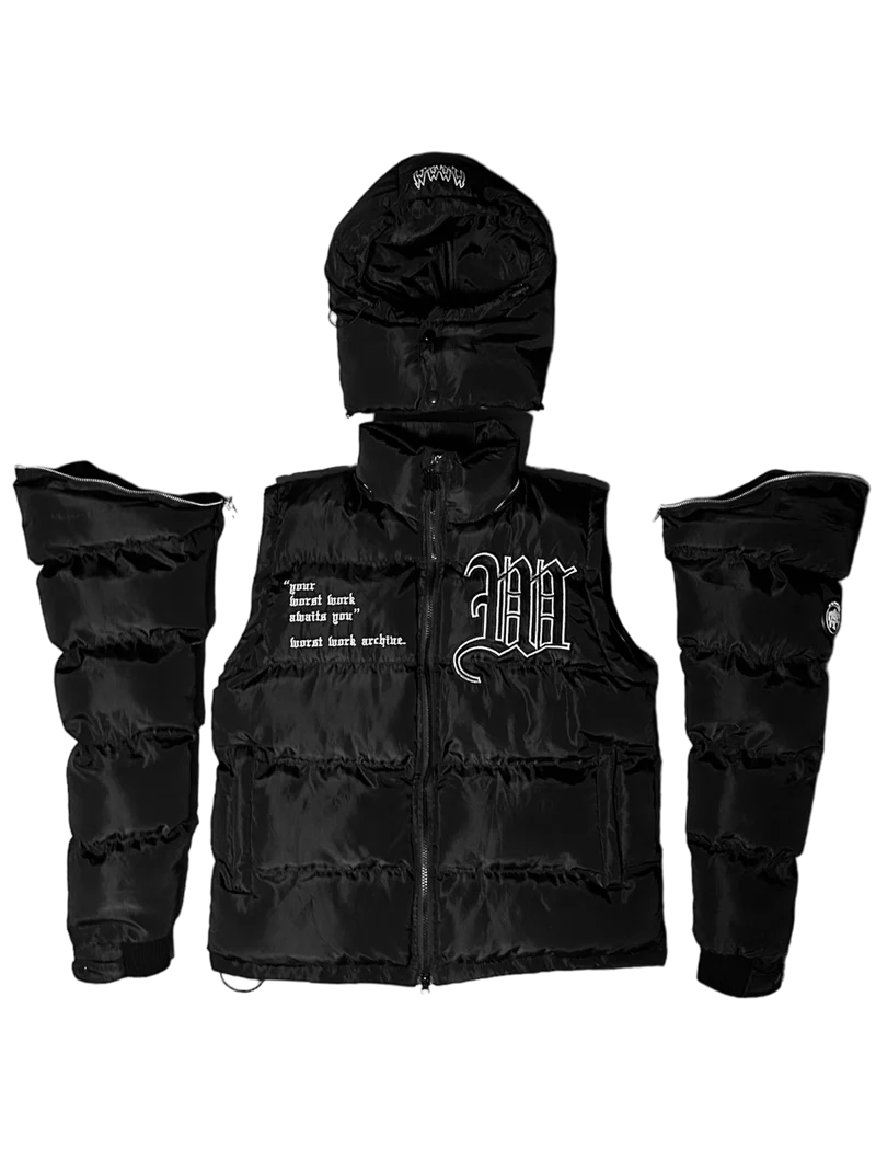 CONVERTIBLE 3 in 1 PUFFERS-Fineriform