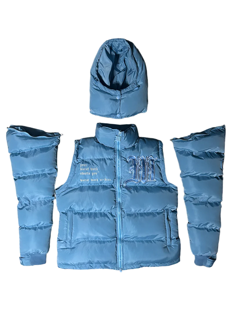 CONVERTIBLE 3 in 1 PUFFERS-Fineriform