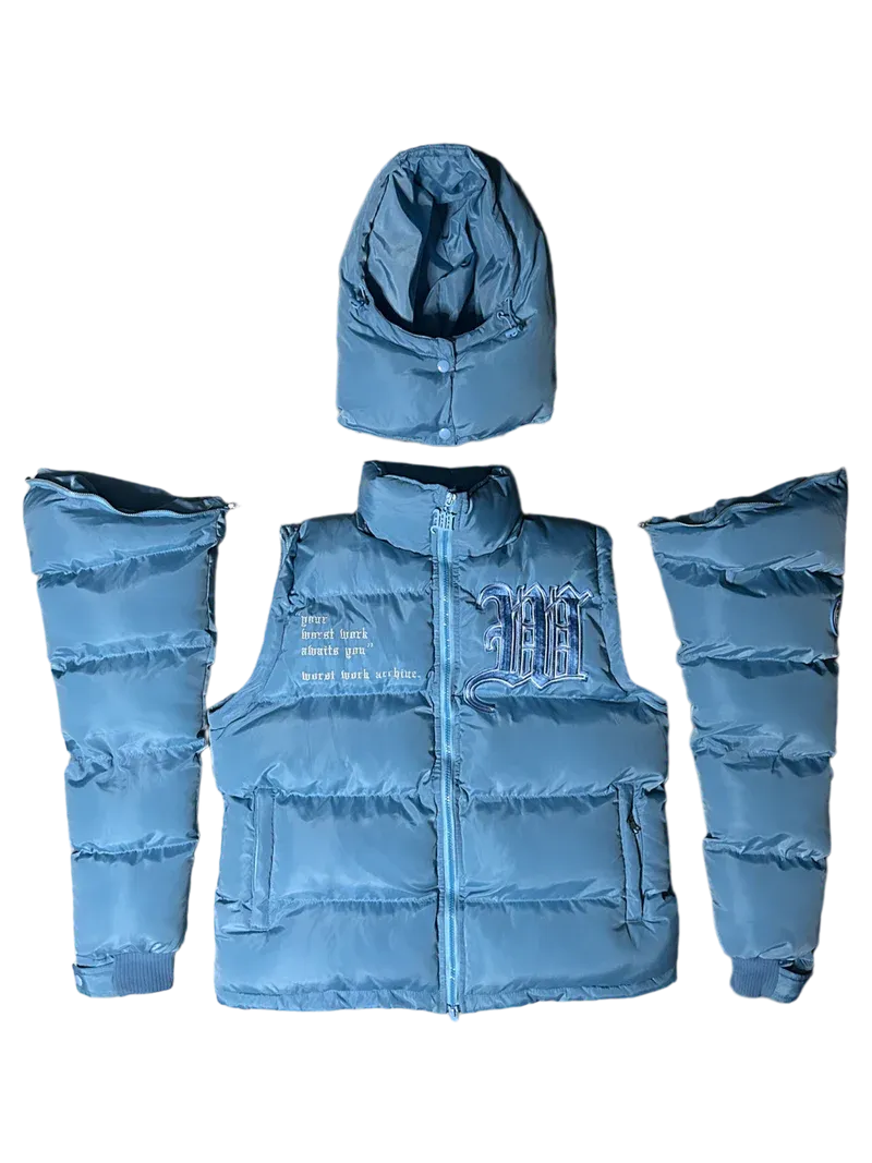 CONVERTIBLE 3 in 1 PUFFERS-Fineriform