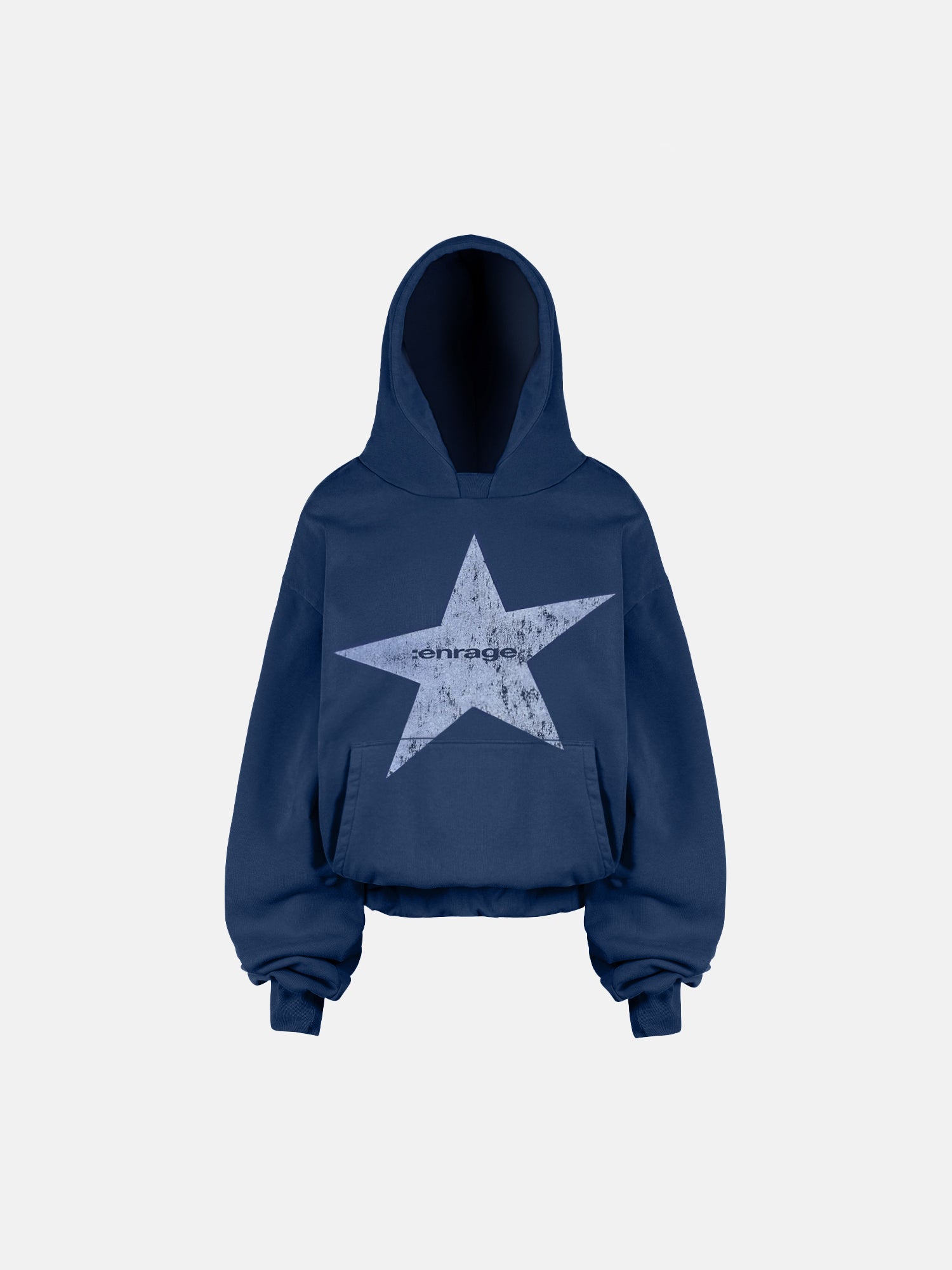 STAR HOODIE - VINTAGE NAVY-Fineriform