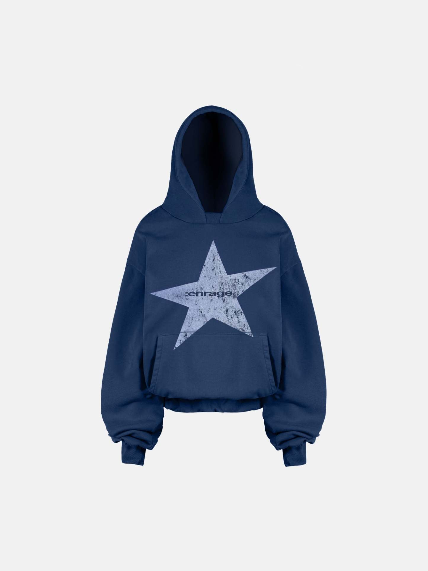 STAR HOODIE - VINTAGE NAVY-Fineriform