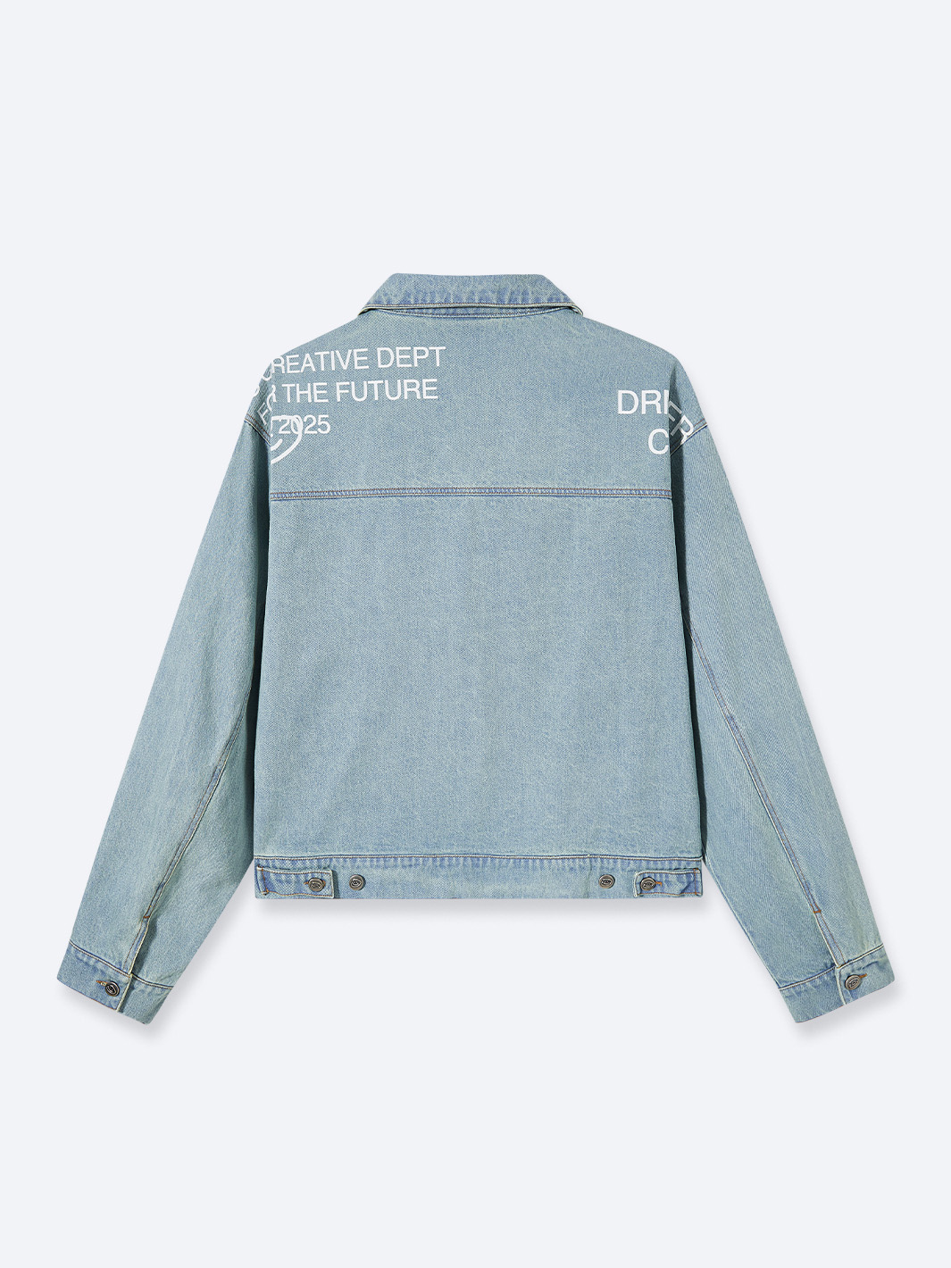 CREATIVE DEPT DENIM WORK JACKET - BLUE-Fineriform
