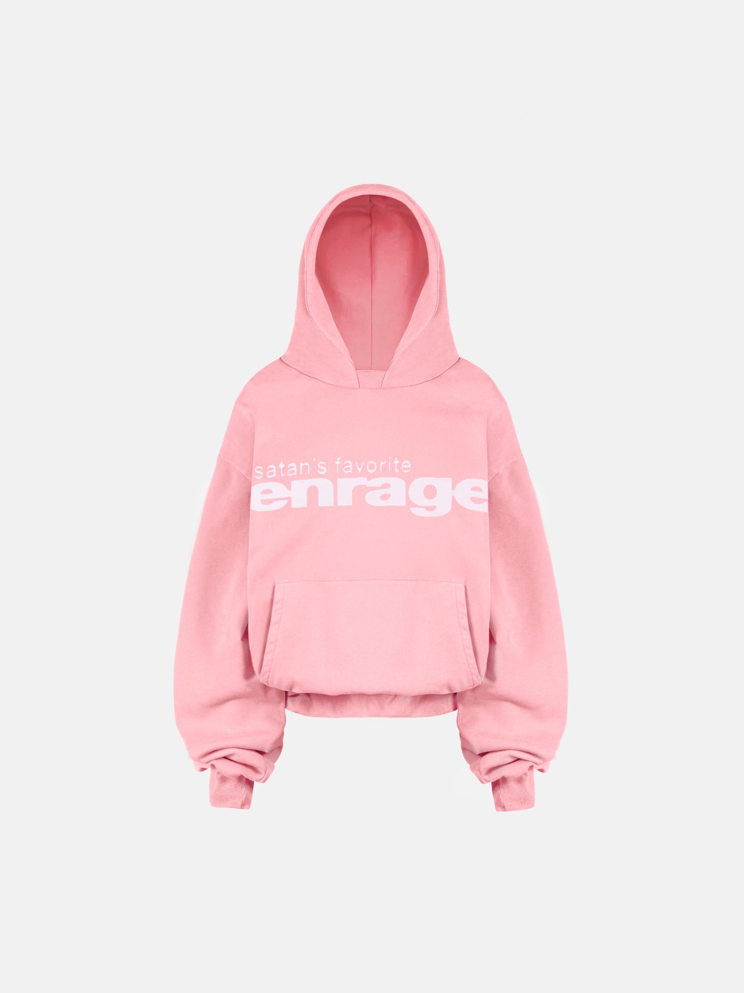 THE SATAN'S FAVORITE HOODIE - PINK-Fineriform