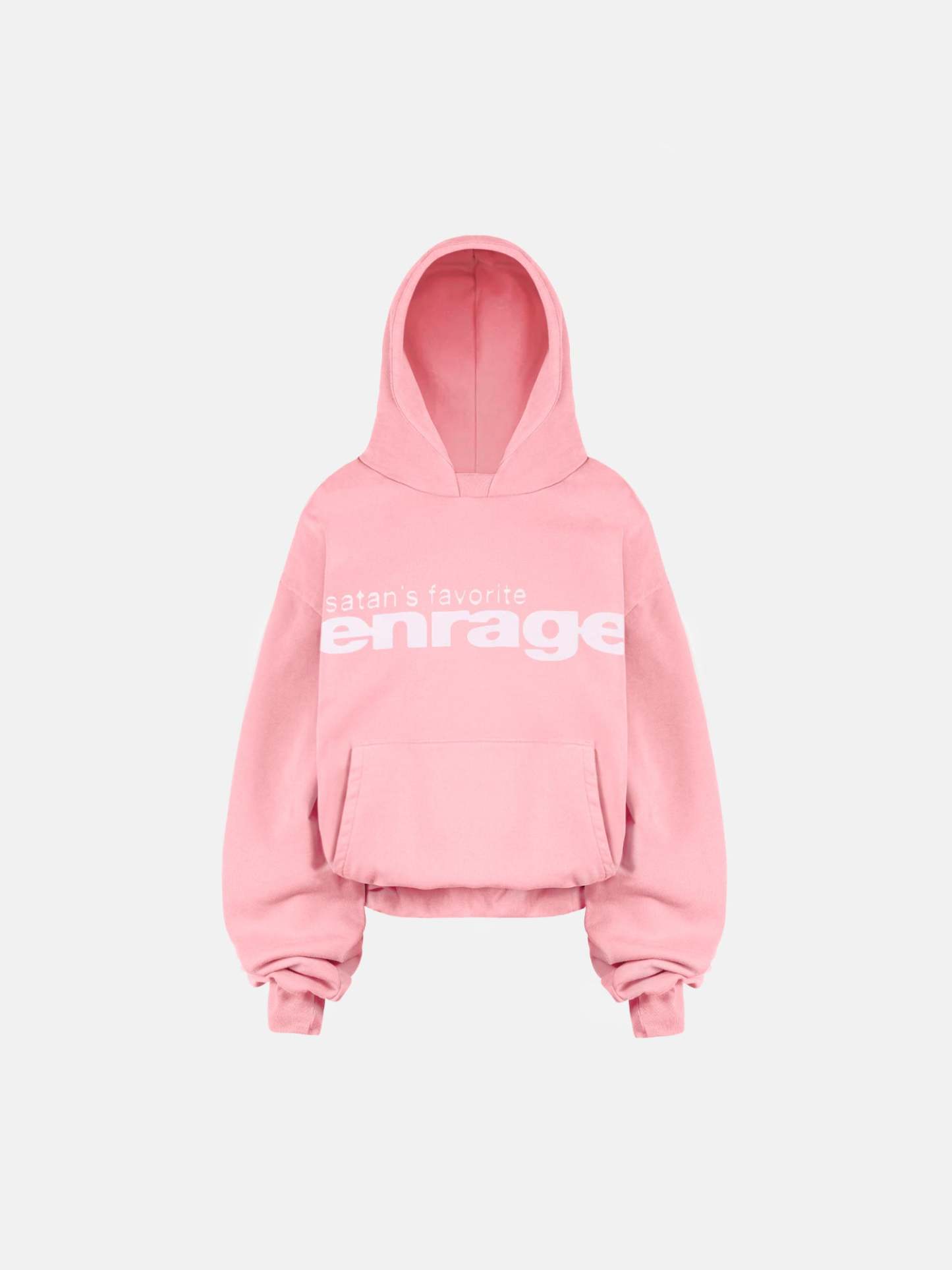THE SATAN'S FAVORITE HOODIE - PINK-Fineriform