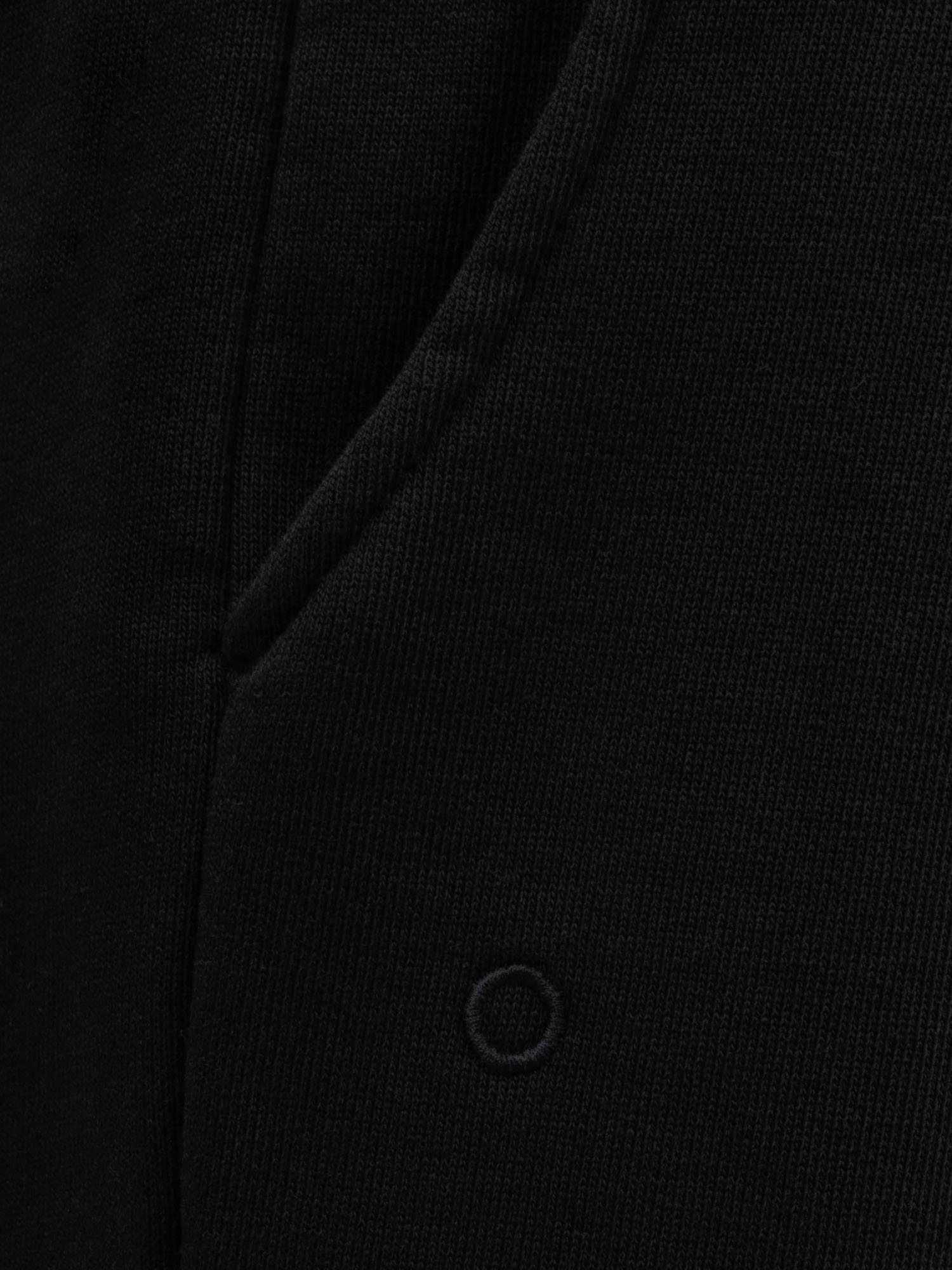 PLEATED SWEATPANTS - BLACK-Fineriform