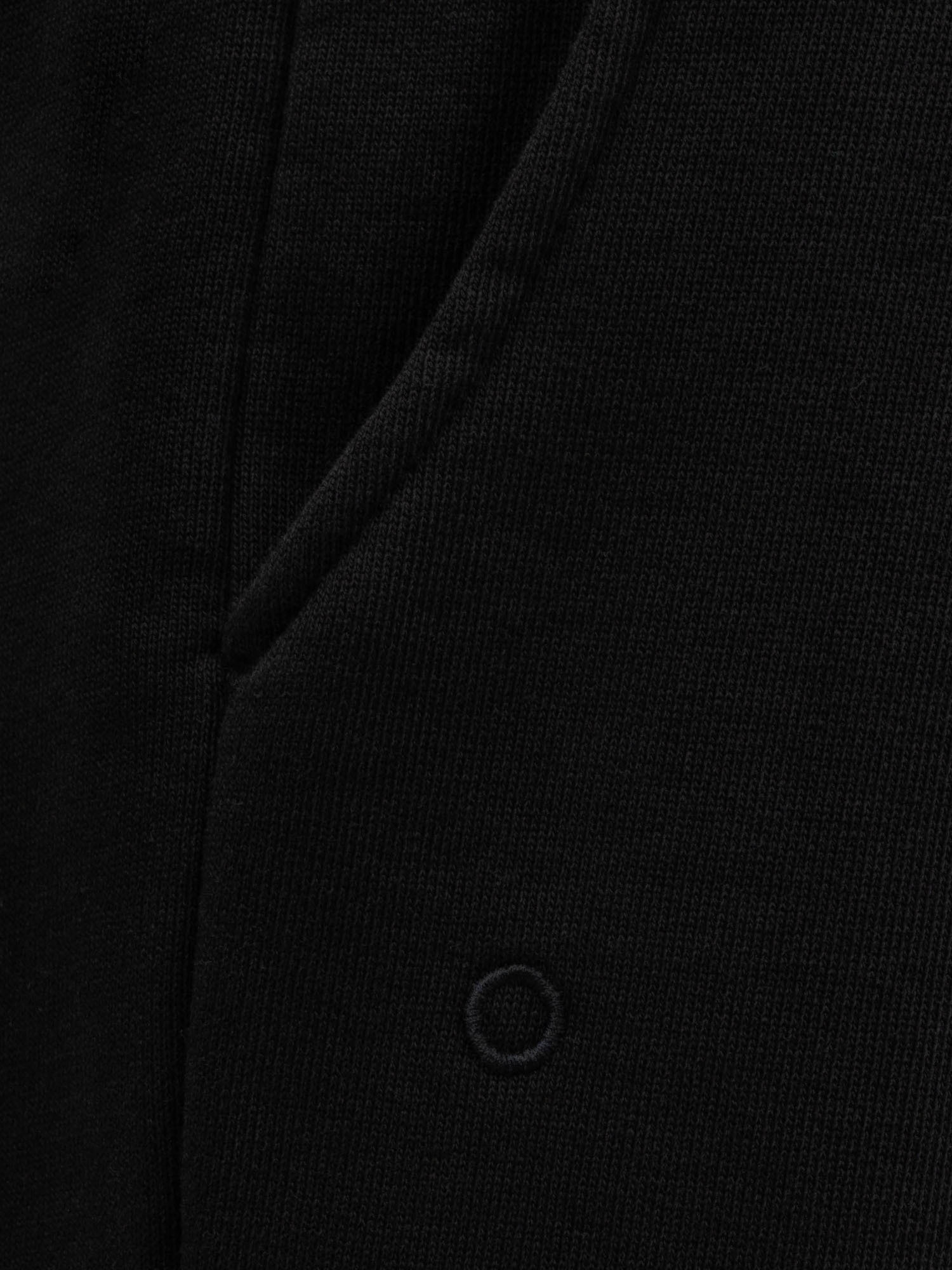 PLEATED SWEATPANTS - BLACK-Fineriform