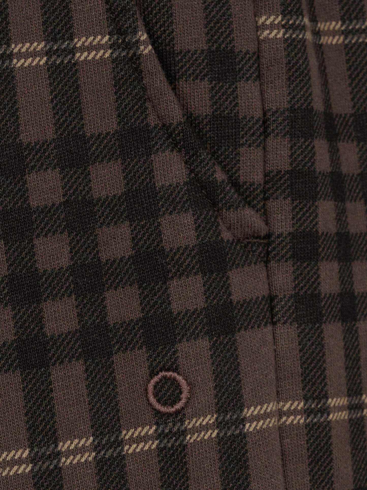 PLEATED SWEATPANTS - TARTAN-Fineriform