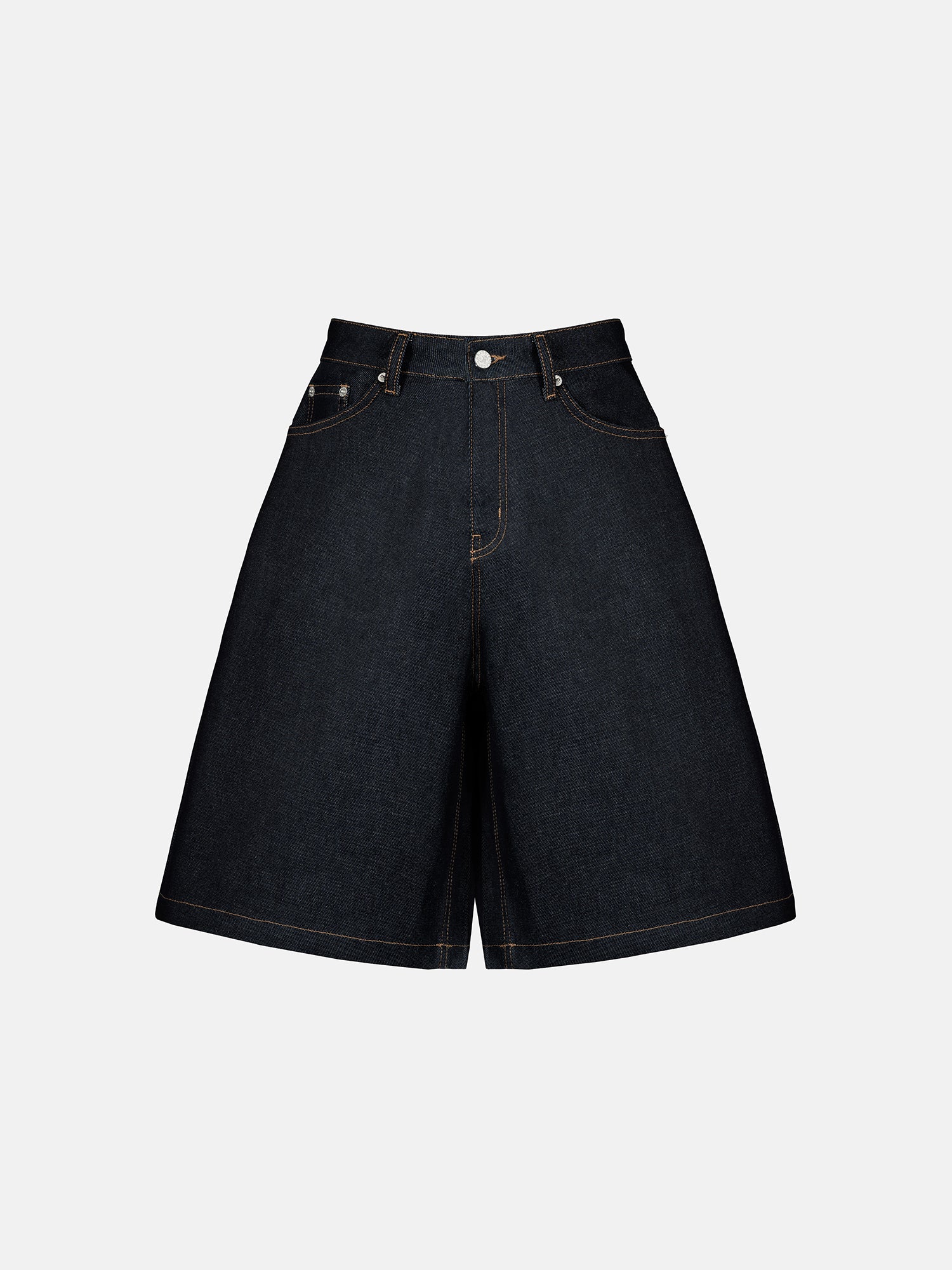 DENIM JORTS - RAW DENIM-Fineriform