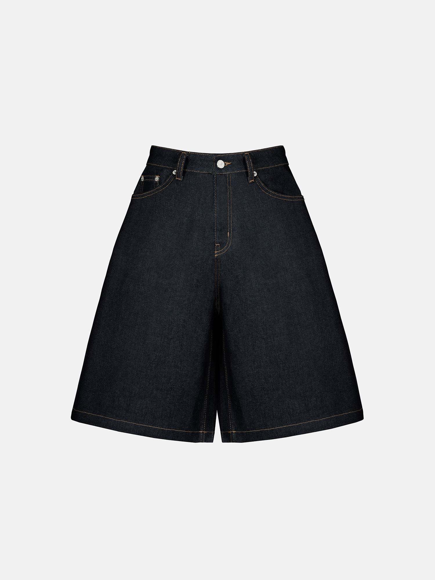 DENIM JORTS - RAW DENIM-Fineriform