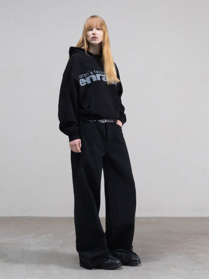 THE SATAN'S FAVORITE HOODIE - BLACK-Fineriform