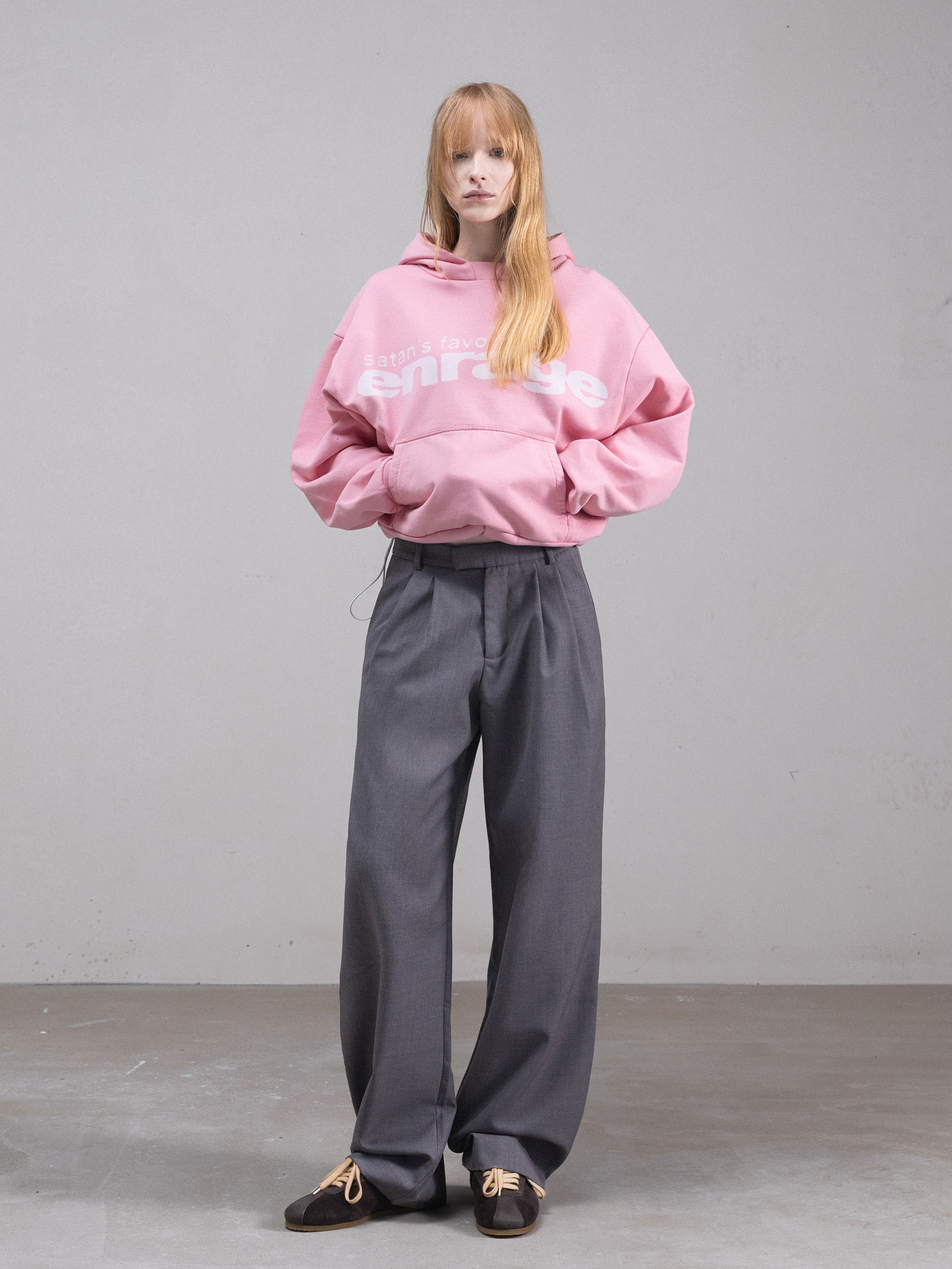 THE SATAN'S FAVORITE HOODIE - PINK-Fineriform