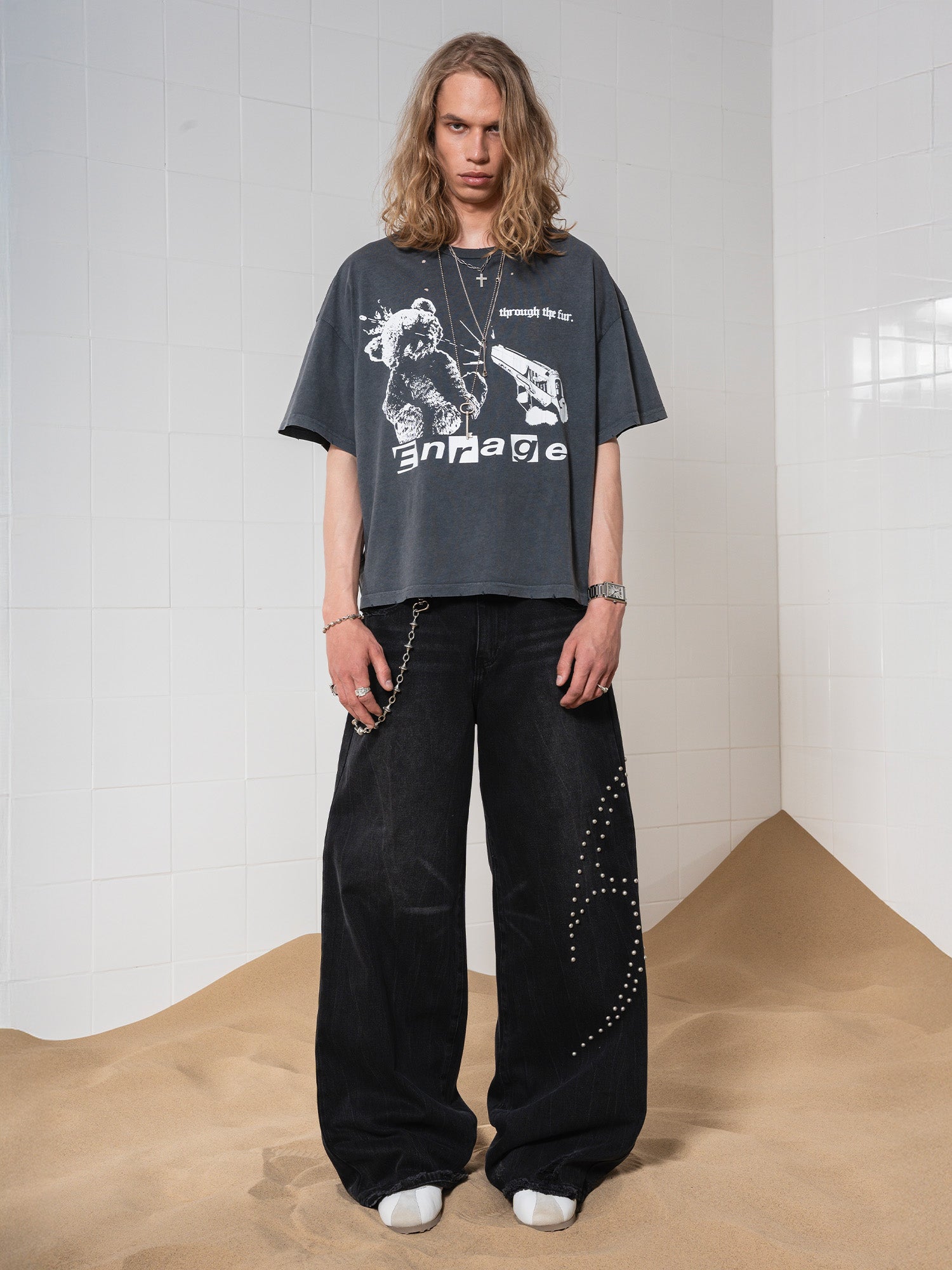 BOWSTONS JEANS - STUDDED-Fineriform