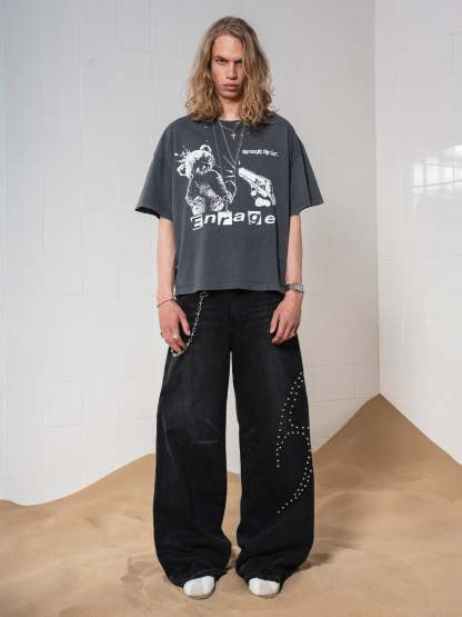BOWSTONS JEANS - STUDDED-Fineriform