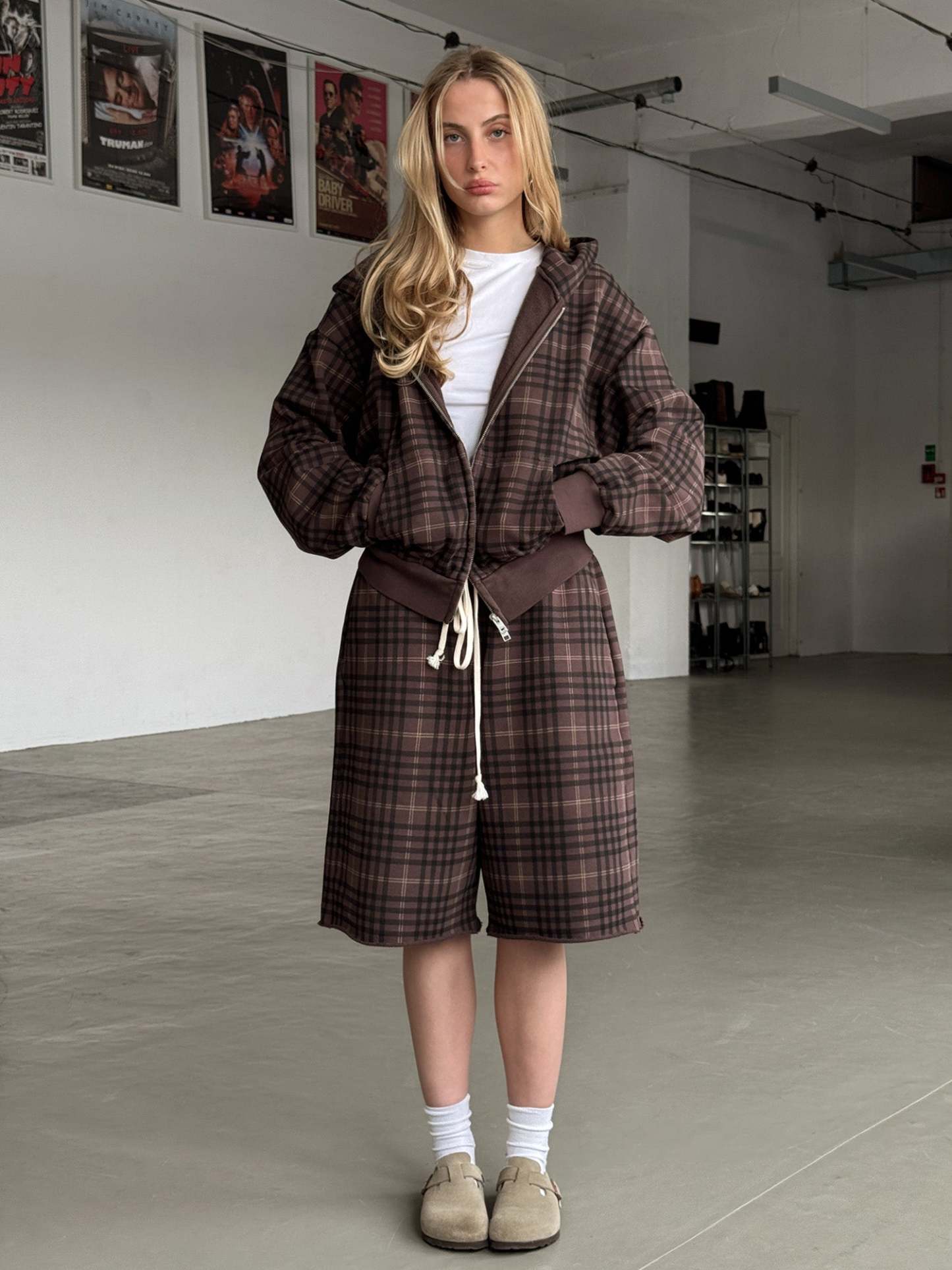 THE BLANC ZIP HOODIE - TARTAN-Fineriform